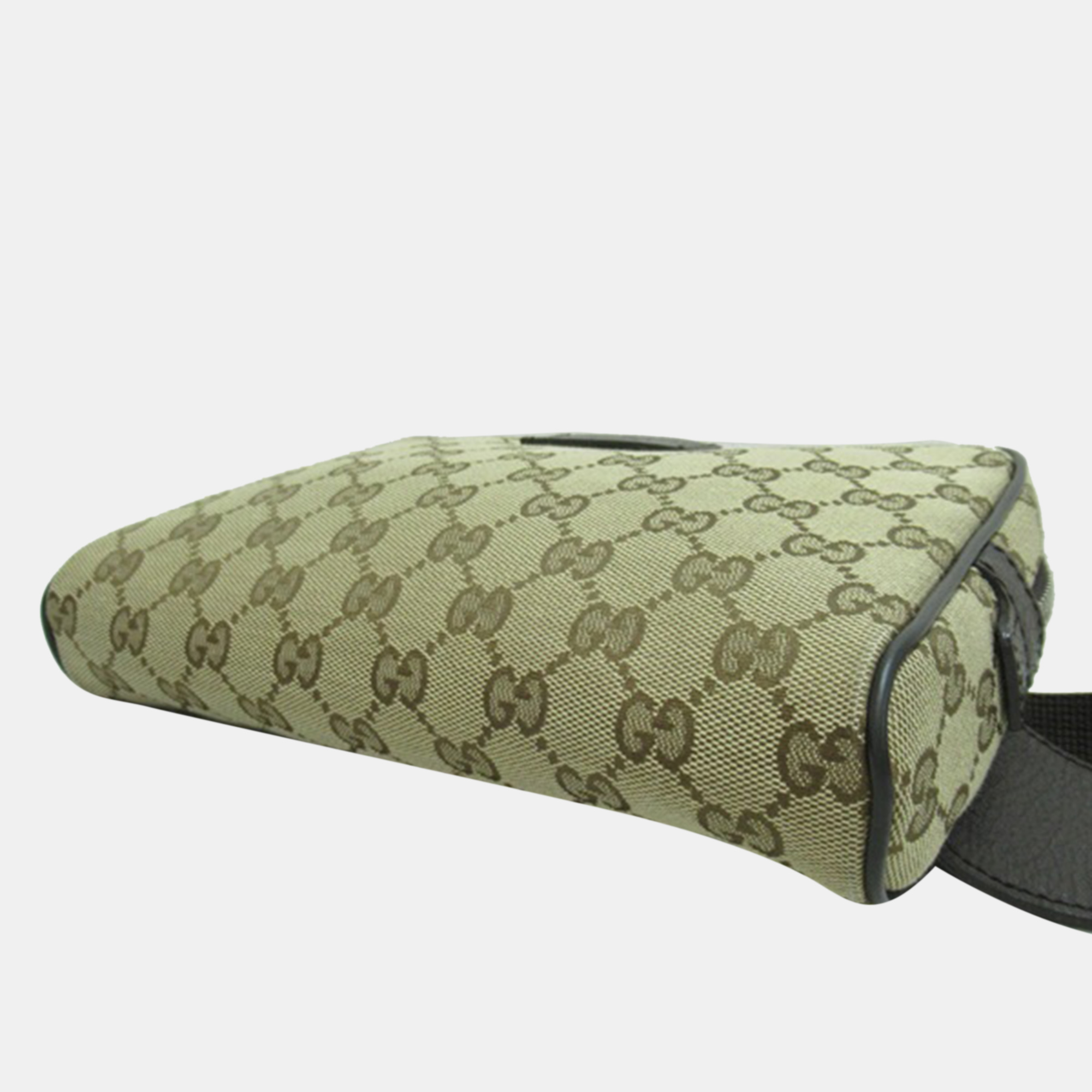 Gucci Beige/Brown GG Canvas And Leather Waist Bag