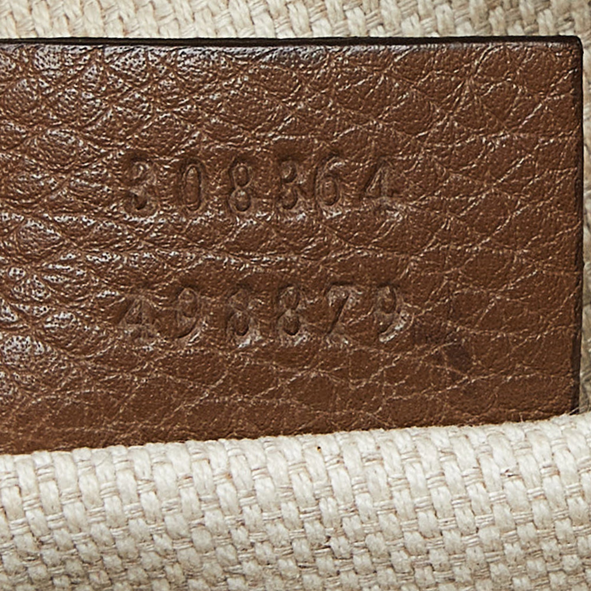 Gucci Brown Leather Small Soho Disco Crossbody Bag