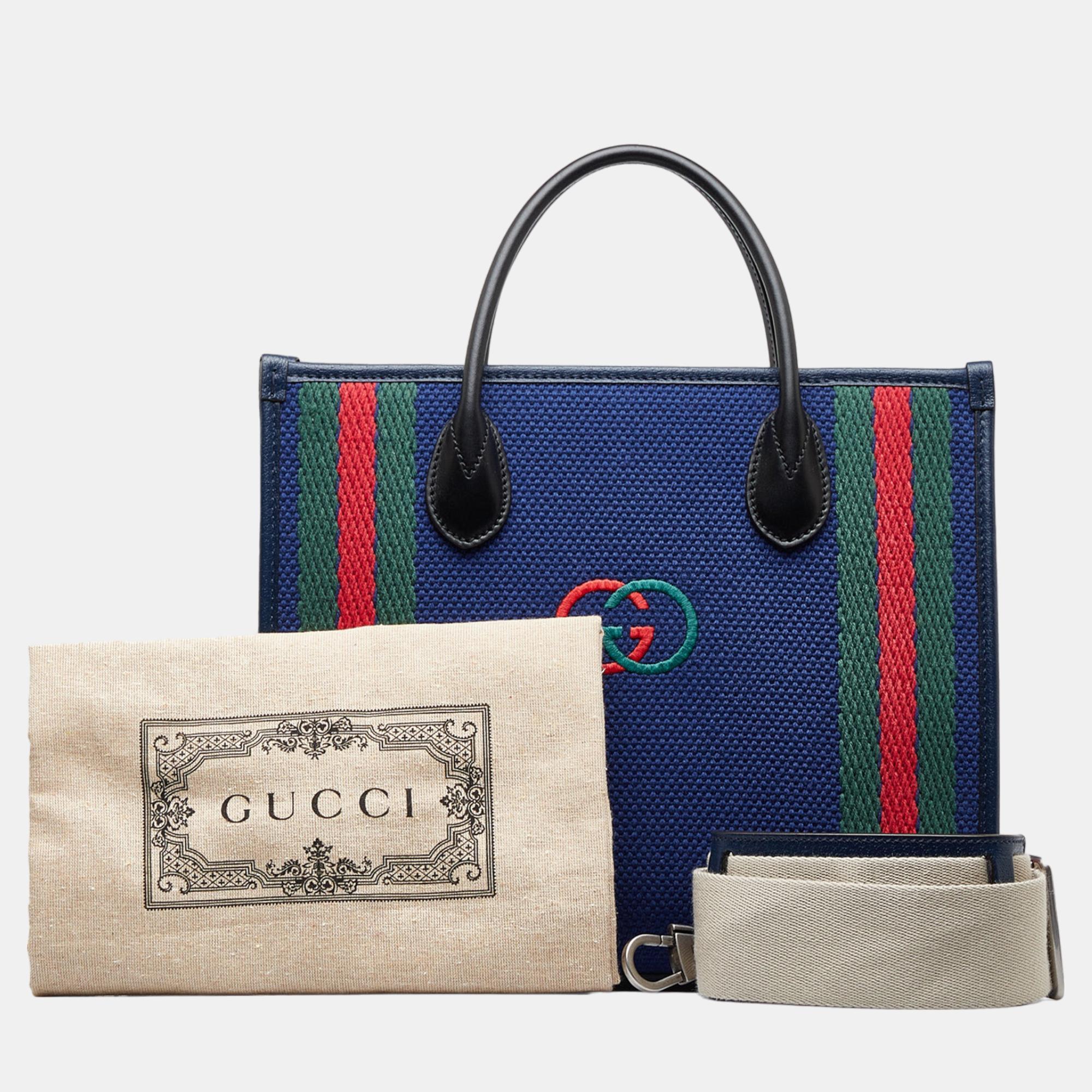 Gucci Multicolour Interlocking G Satchel