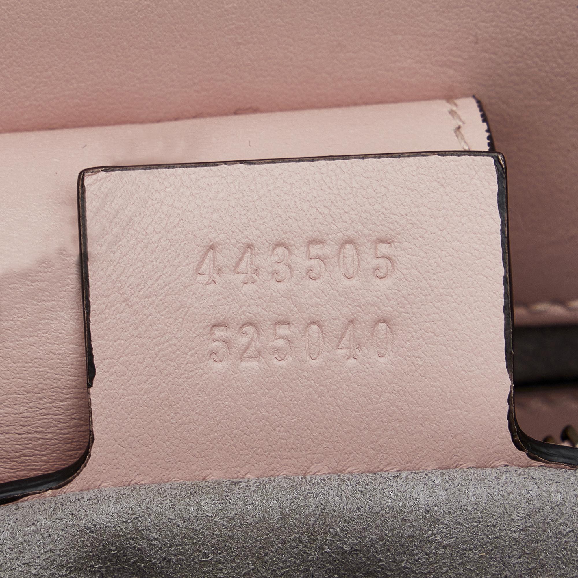 Gucci Pink GG Marmont Ghost Satchel