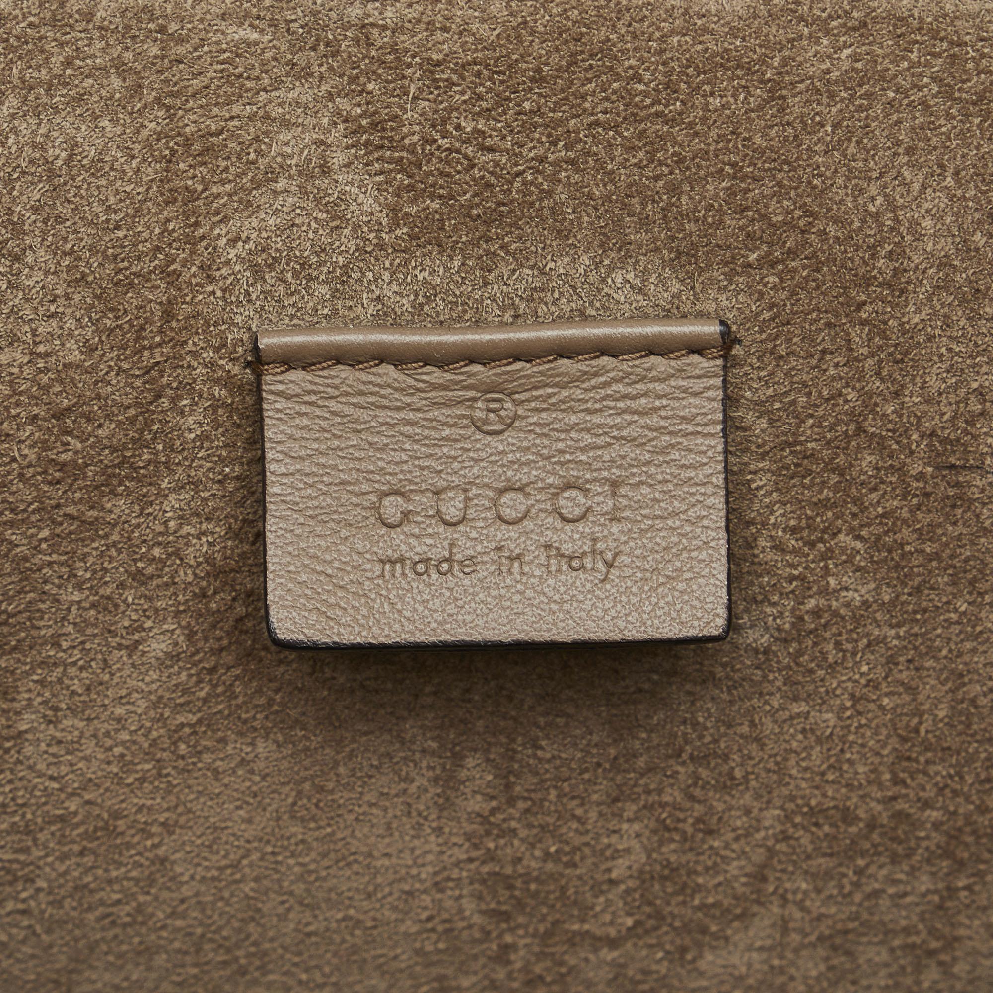 Gucci Multicolour GG Supreme Embroidered Dionysus Shoulder Bag