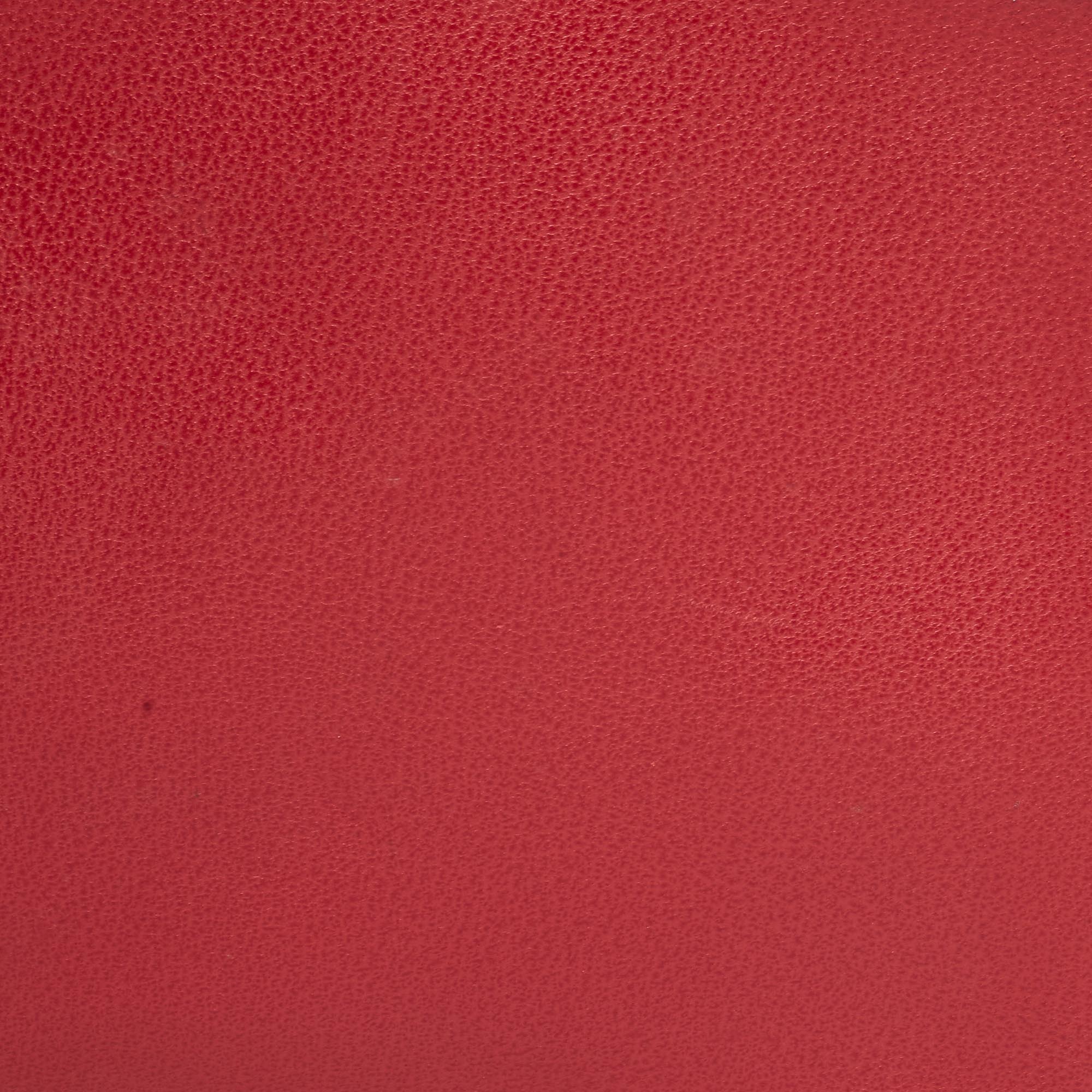 Gucci Red Leather Briefcase Bag