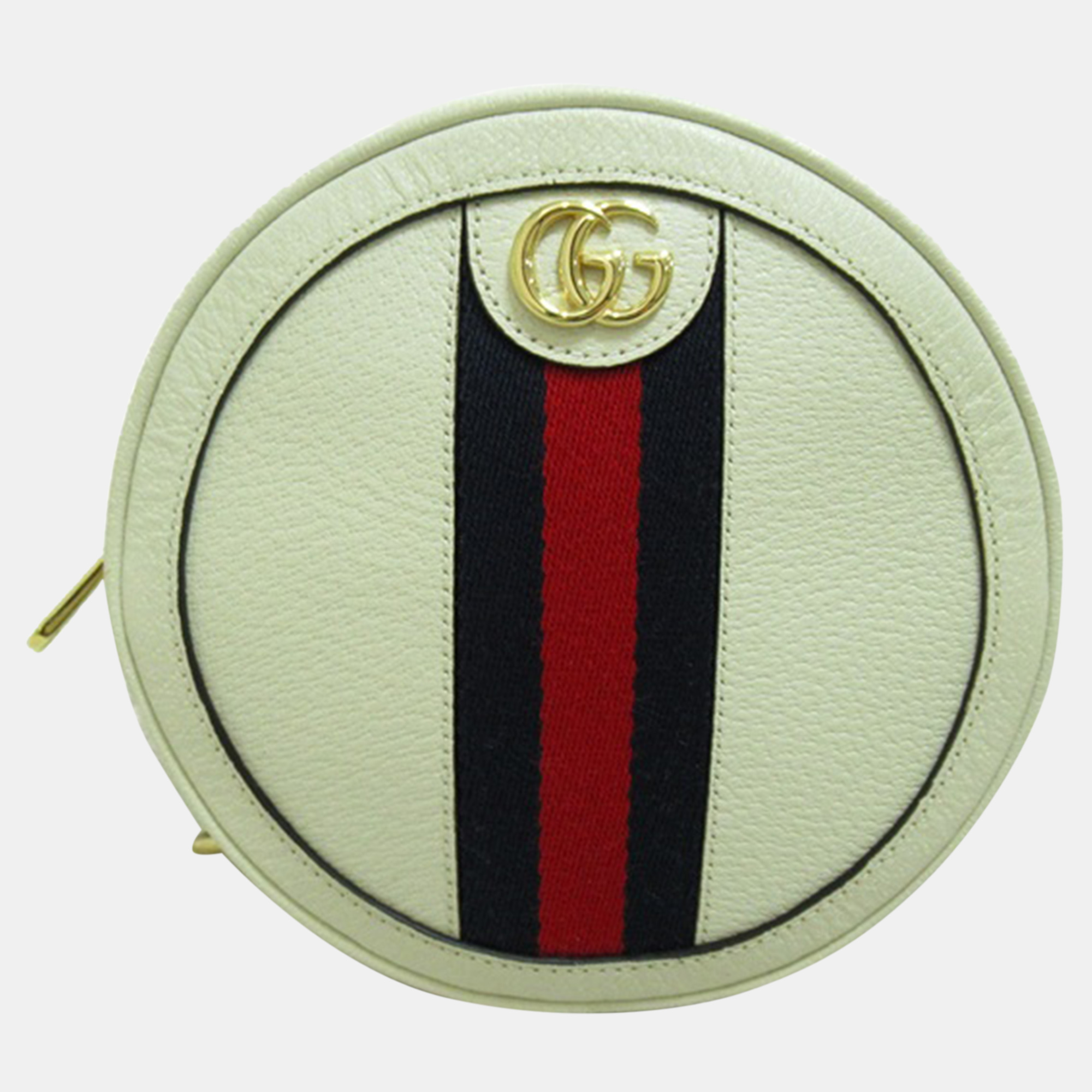 Gucci white leather mini ophidia backpack