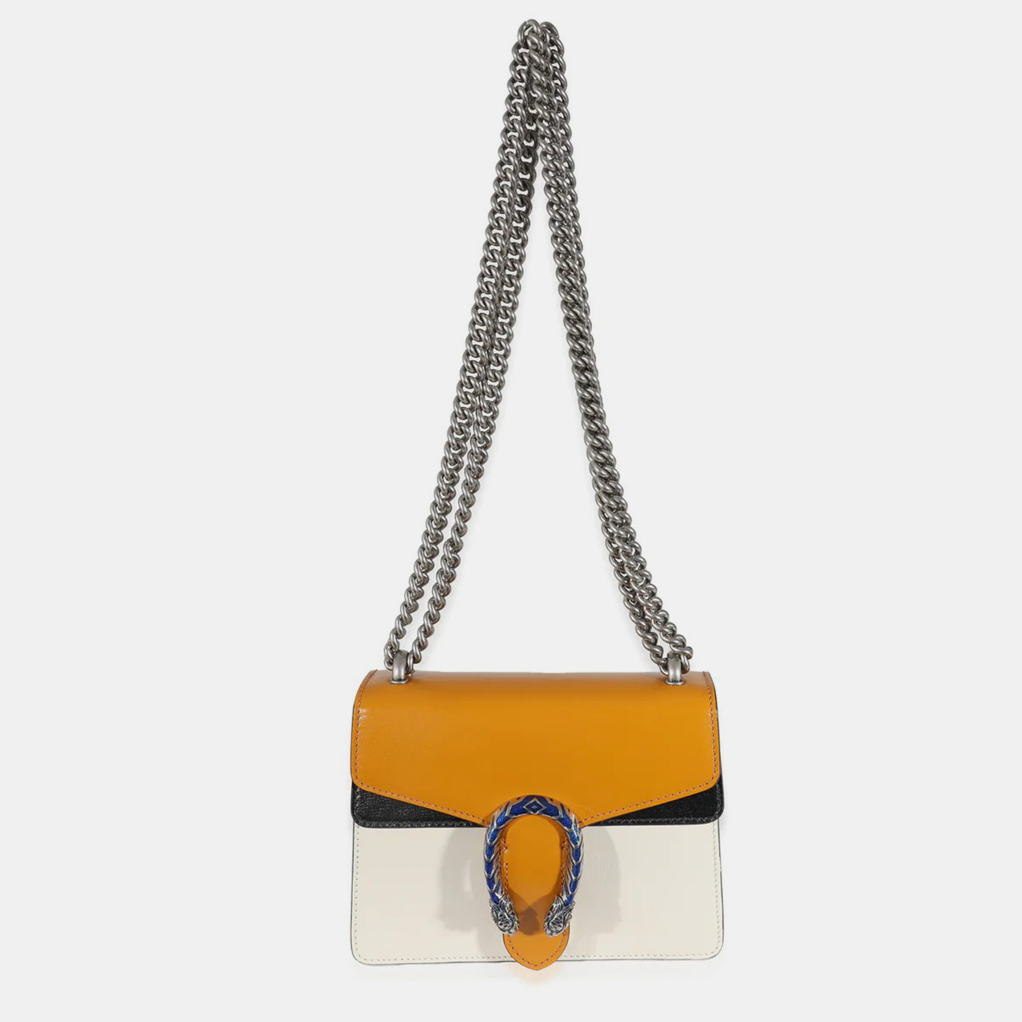 Gucci Tri-Colour Leather Enamel Mini Dionysus