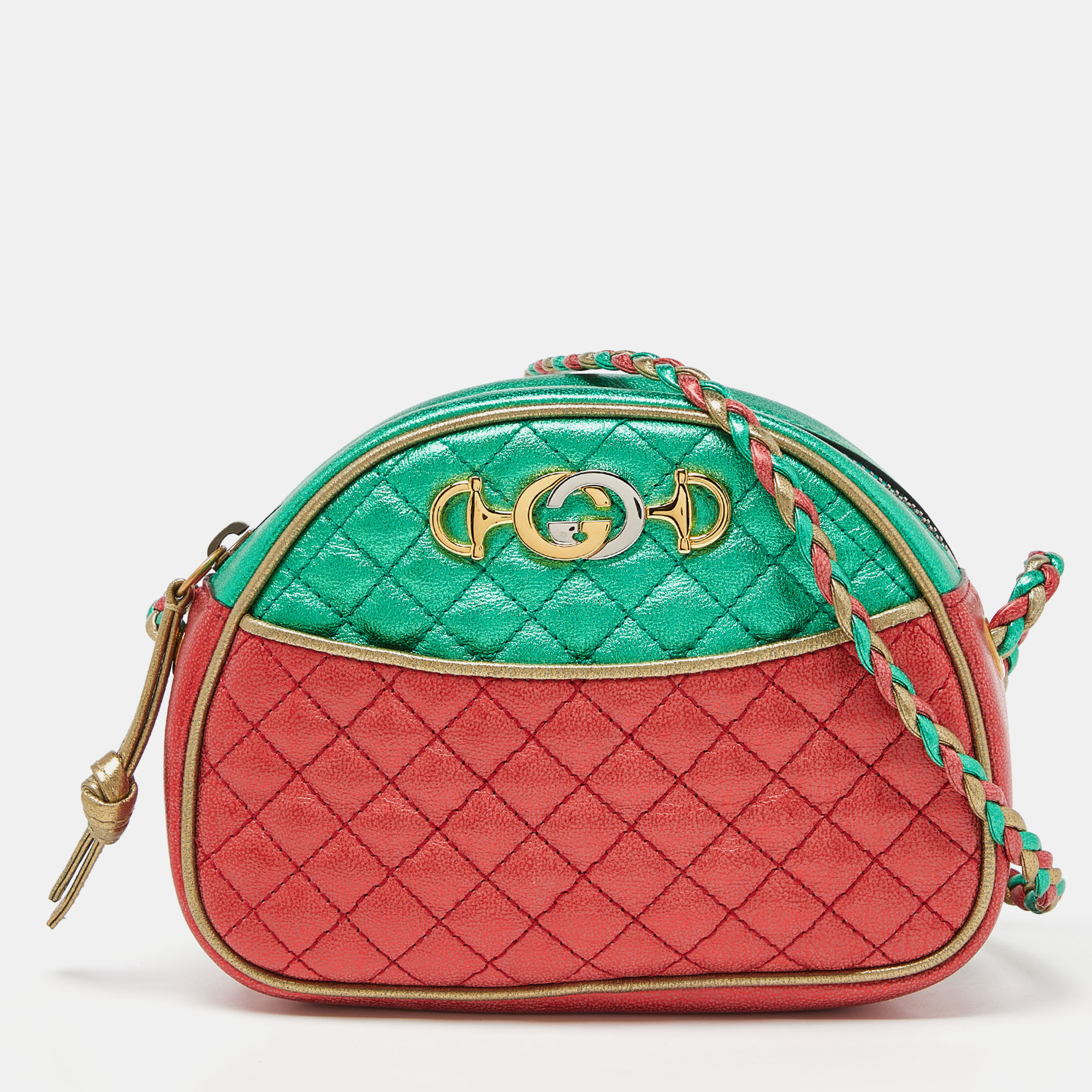 Gucci multicolor quilted leather mini trapuntata crossbody bag