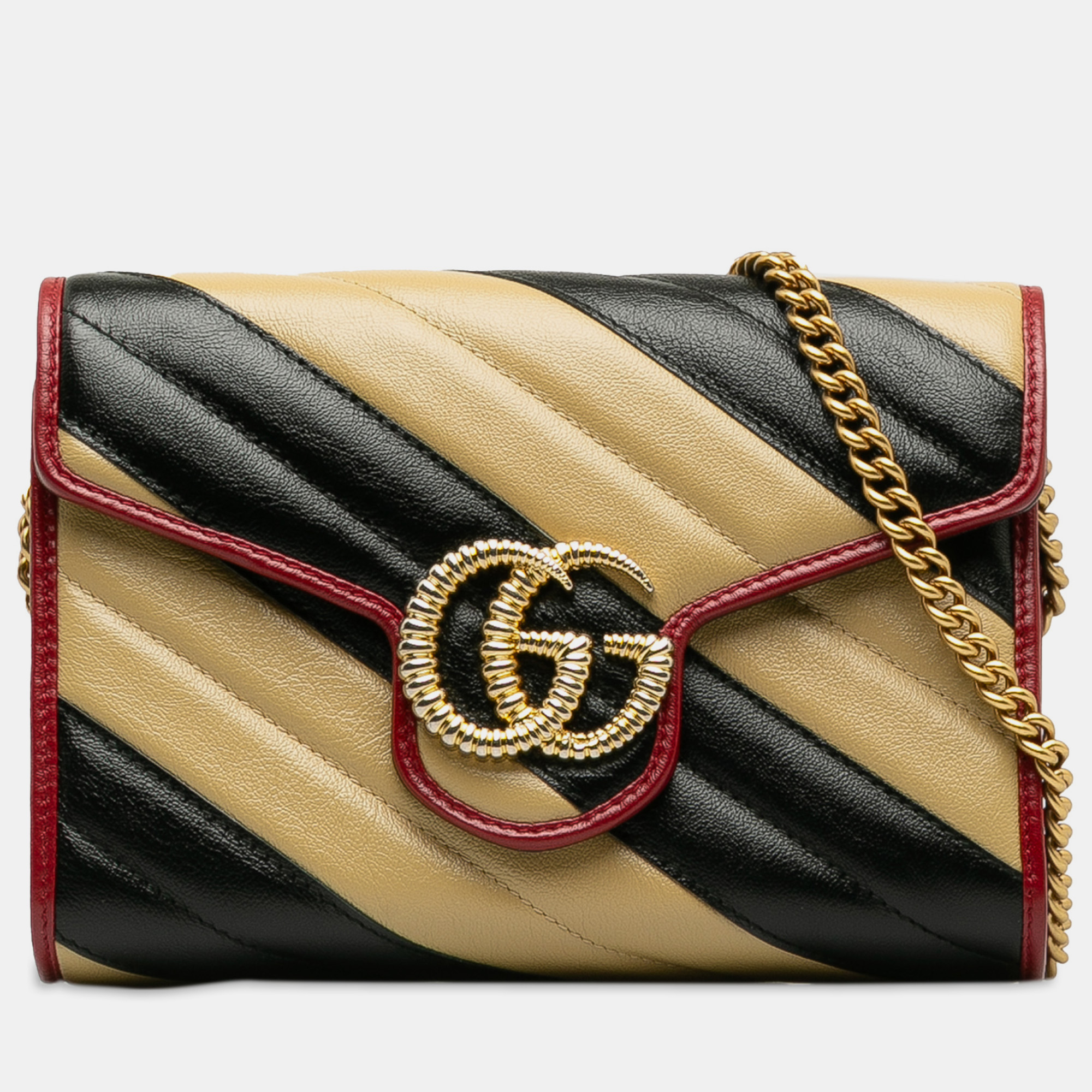 Gucci gg marmont torchon wallet on chain