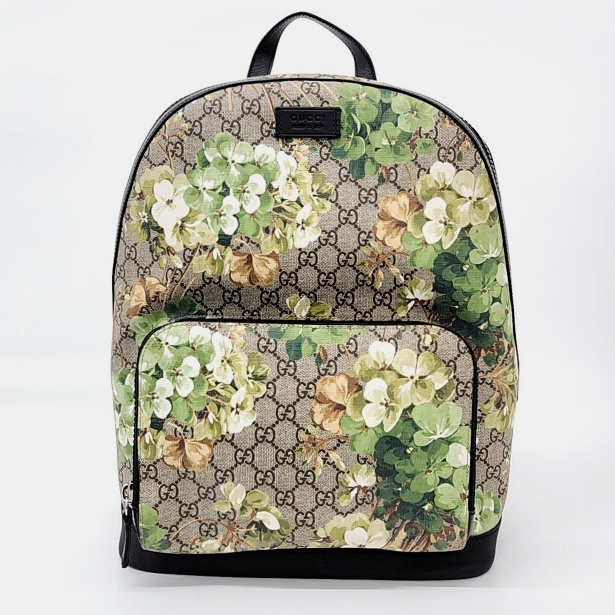 Gucci multicolor gg supreme canvas bloom backpack