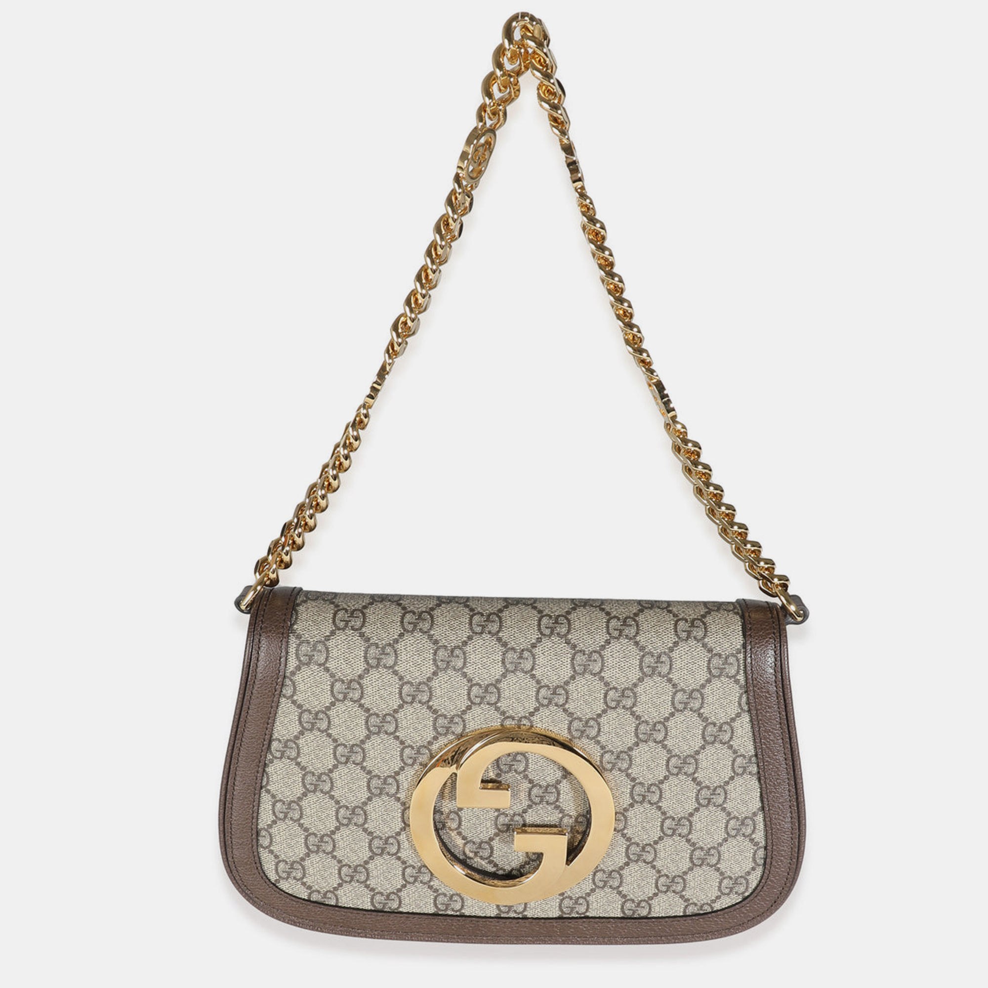 

Gucci Beige GG Supreme Canvas and Leather Blondie Shoulder Bag