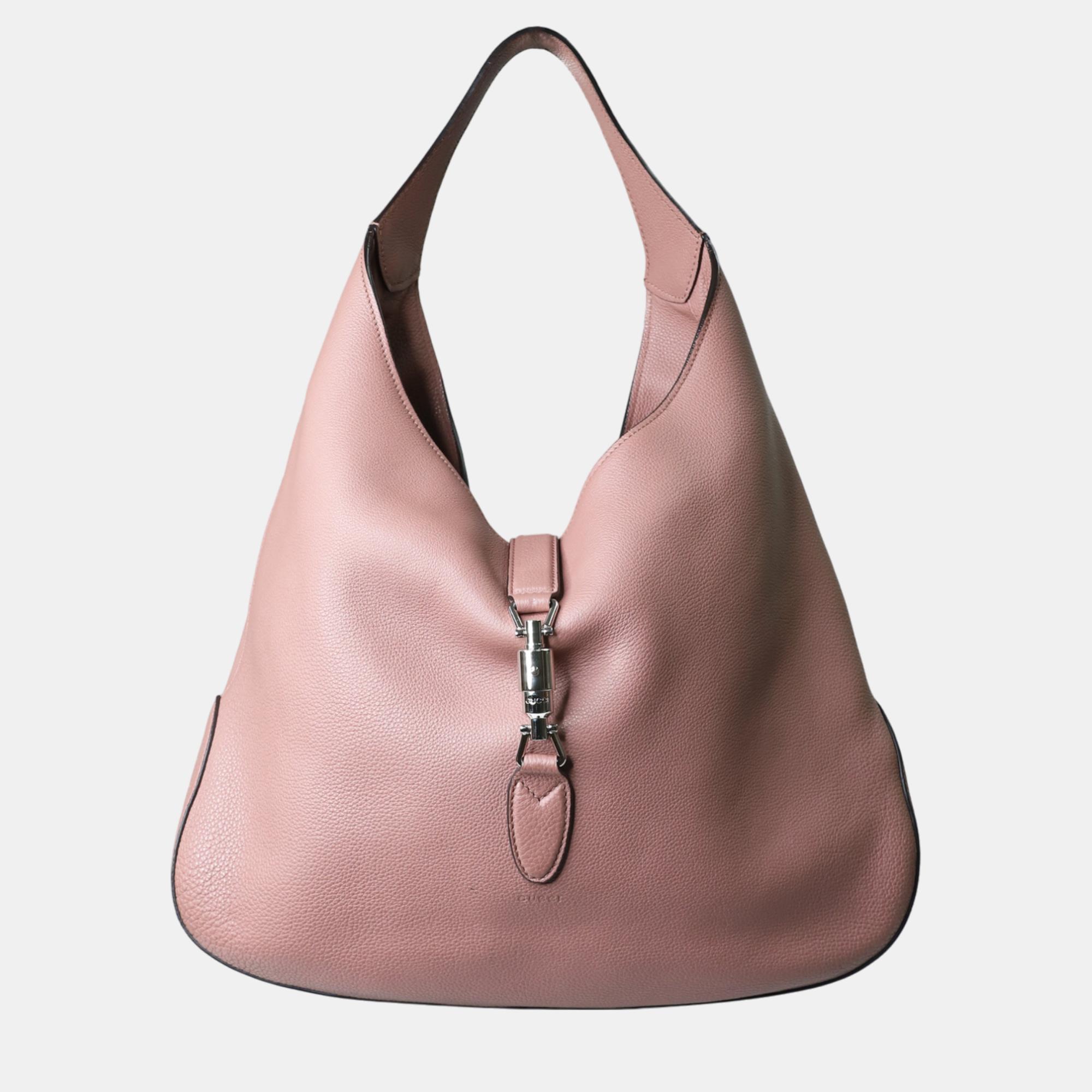 Gucci pink jackie shoulder bag