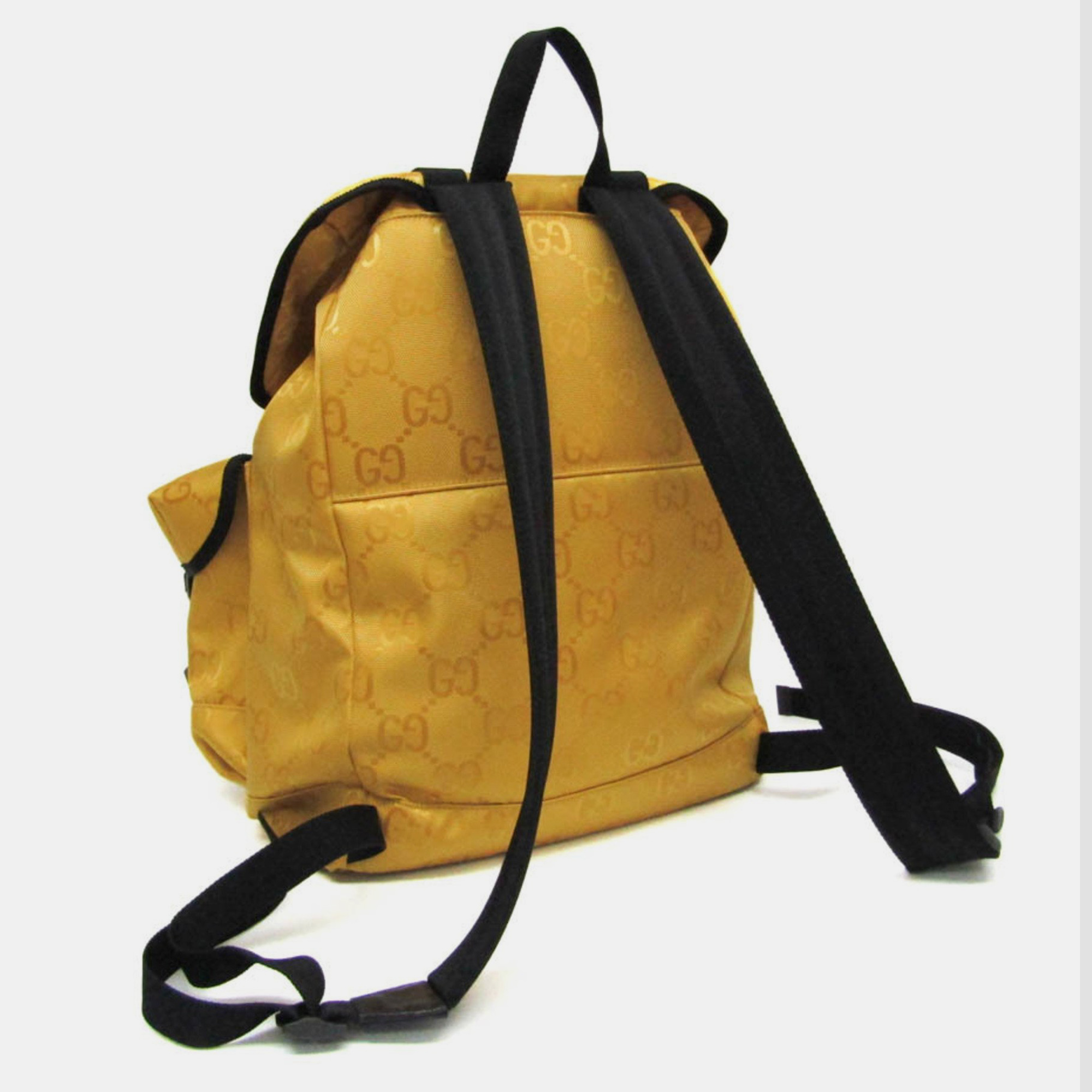 Gucci Yellow/Black GG Nylon Off The Grid Backpack