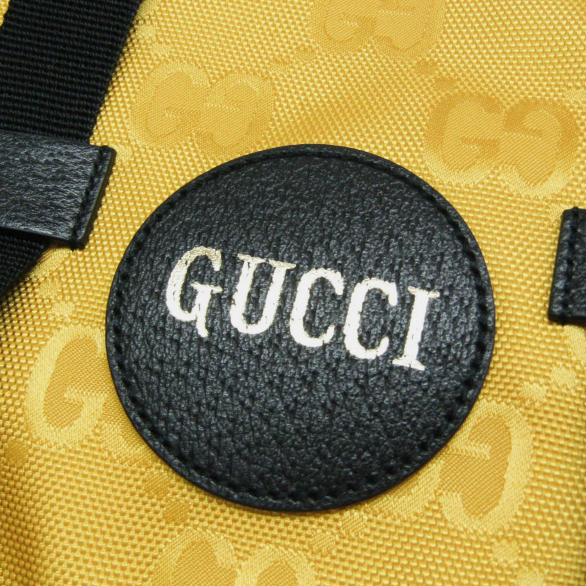 Gucci Yellow/Black GG Nylon Off The Grid Backpack