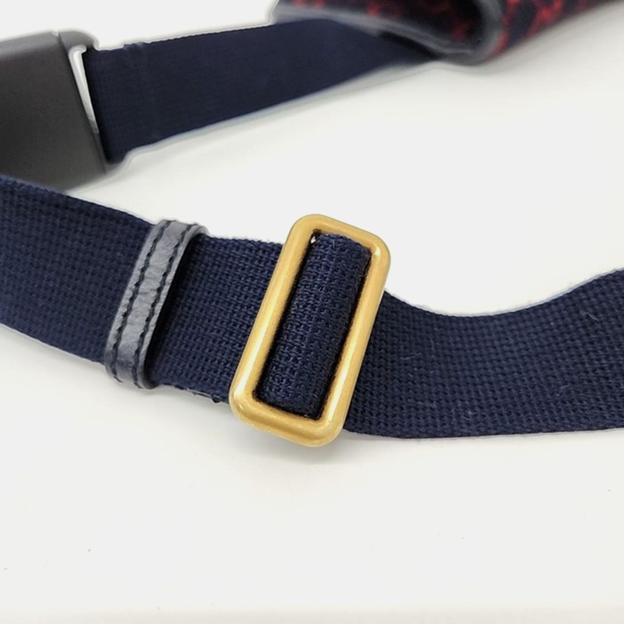 Gucci Navy GG Wool Belt Bag