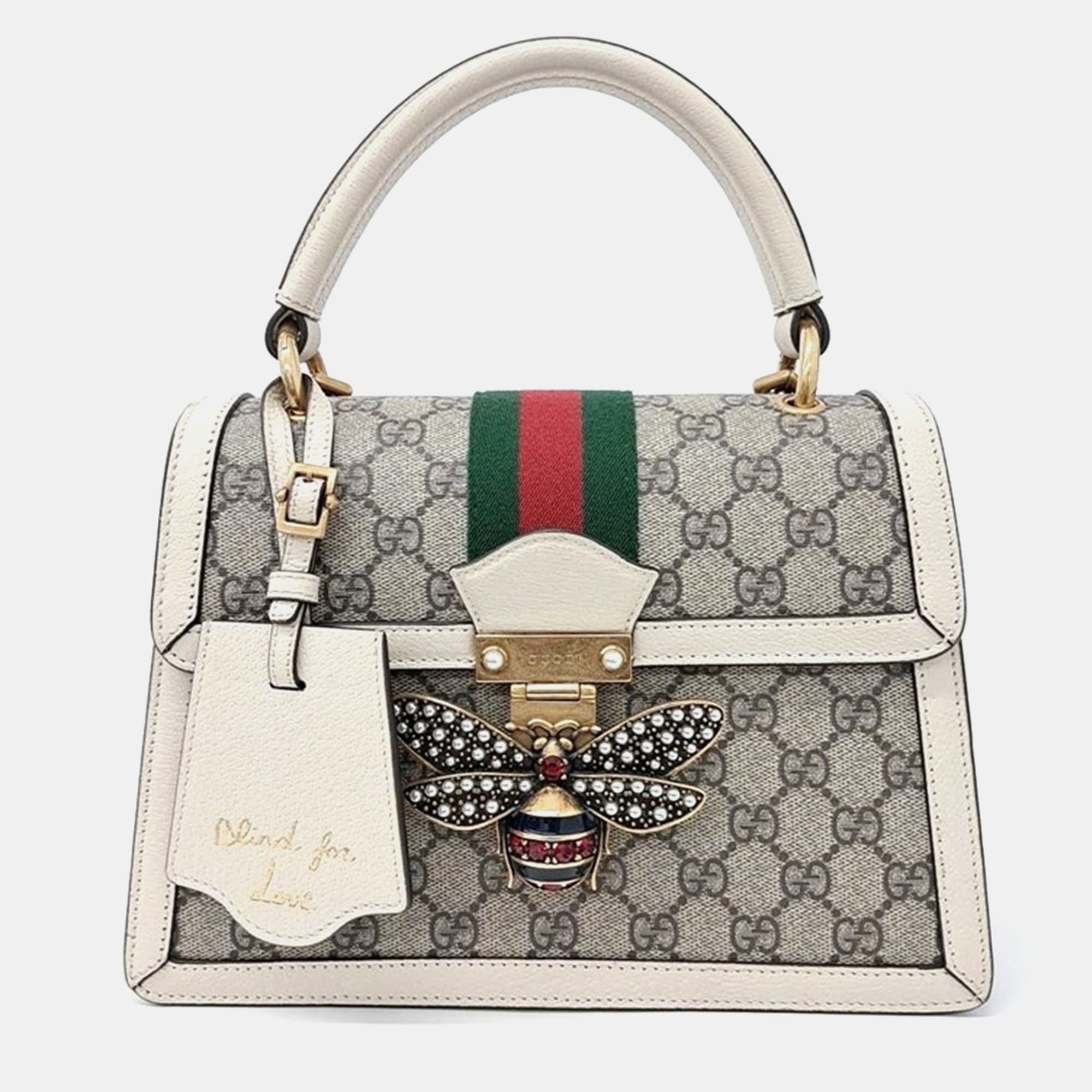 Gucci queen margaret top handle tote & shoulder bag