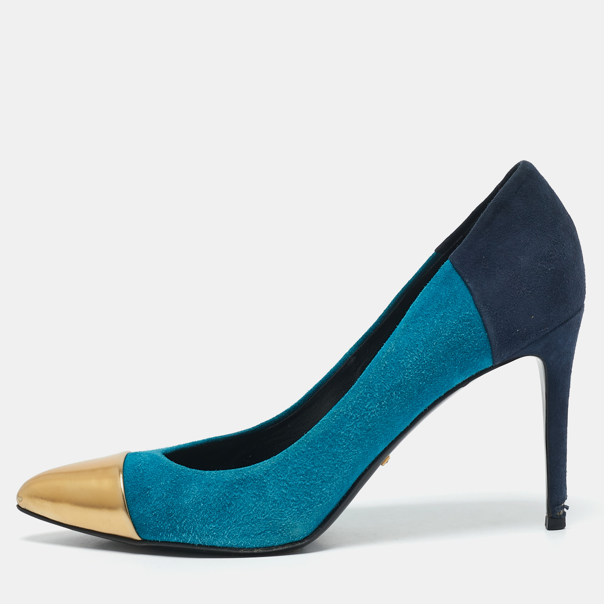 Gucci Tricolor Suede and Leather Pointed Cap Toe Pumps Size, Multicolor
Gucci Tricolor Suede and Leather Pointed Cap Toe Pumps Size, Multicolor