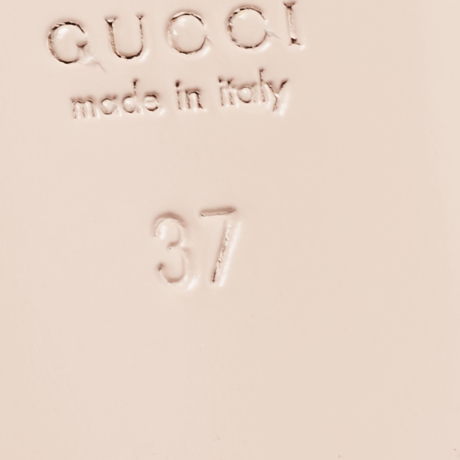Gucci Tri Color Stripe Canvas Princetown Horsebit Mules Size 37