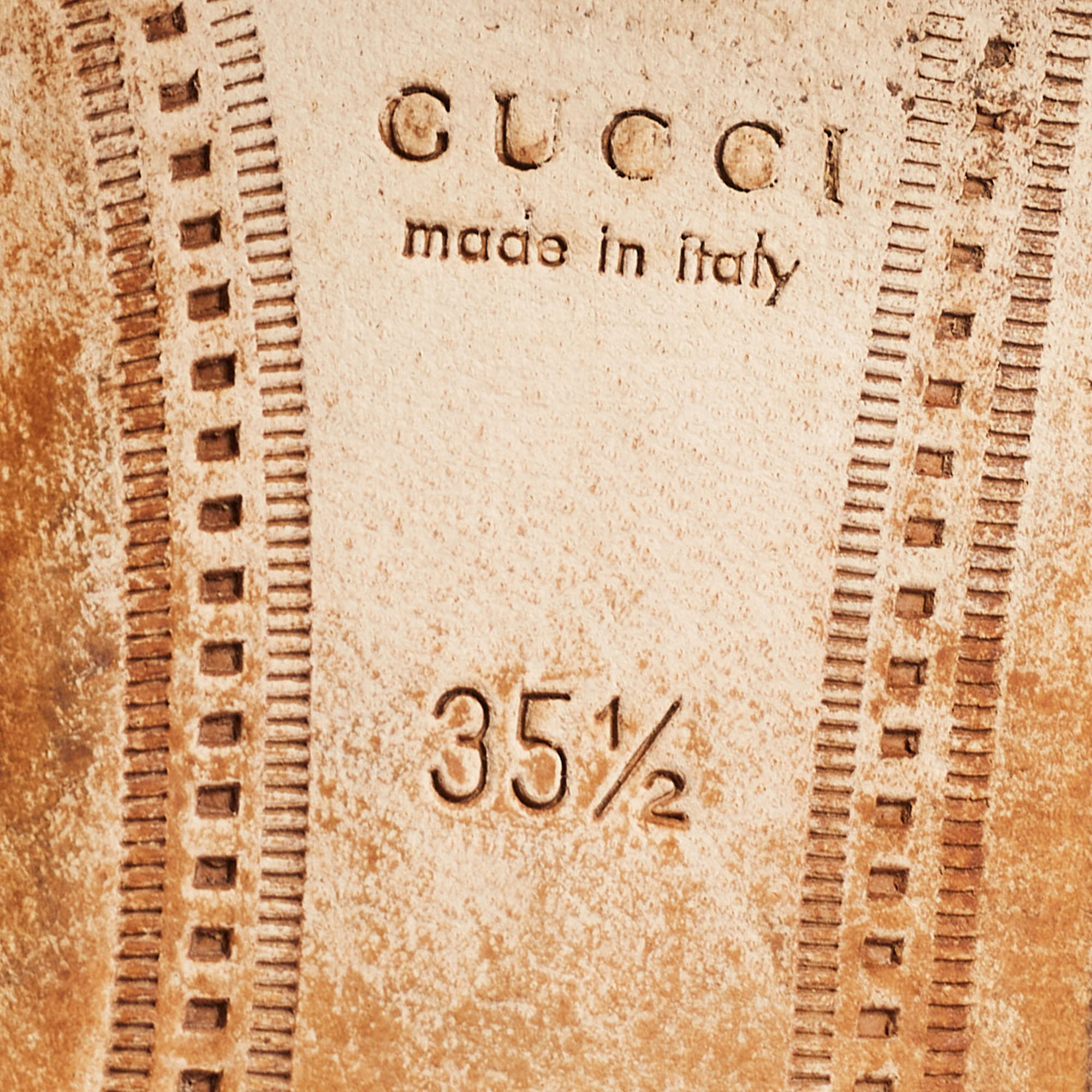 Gucci Black Leather Jordaan Horsebit Slip On Loafers Size 35.5