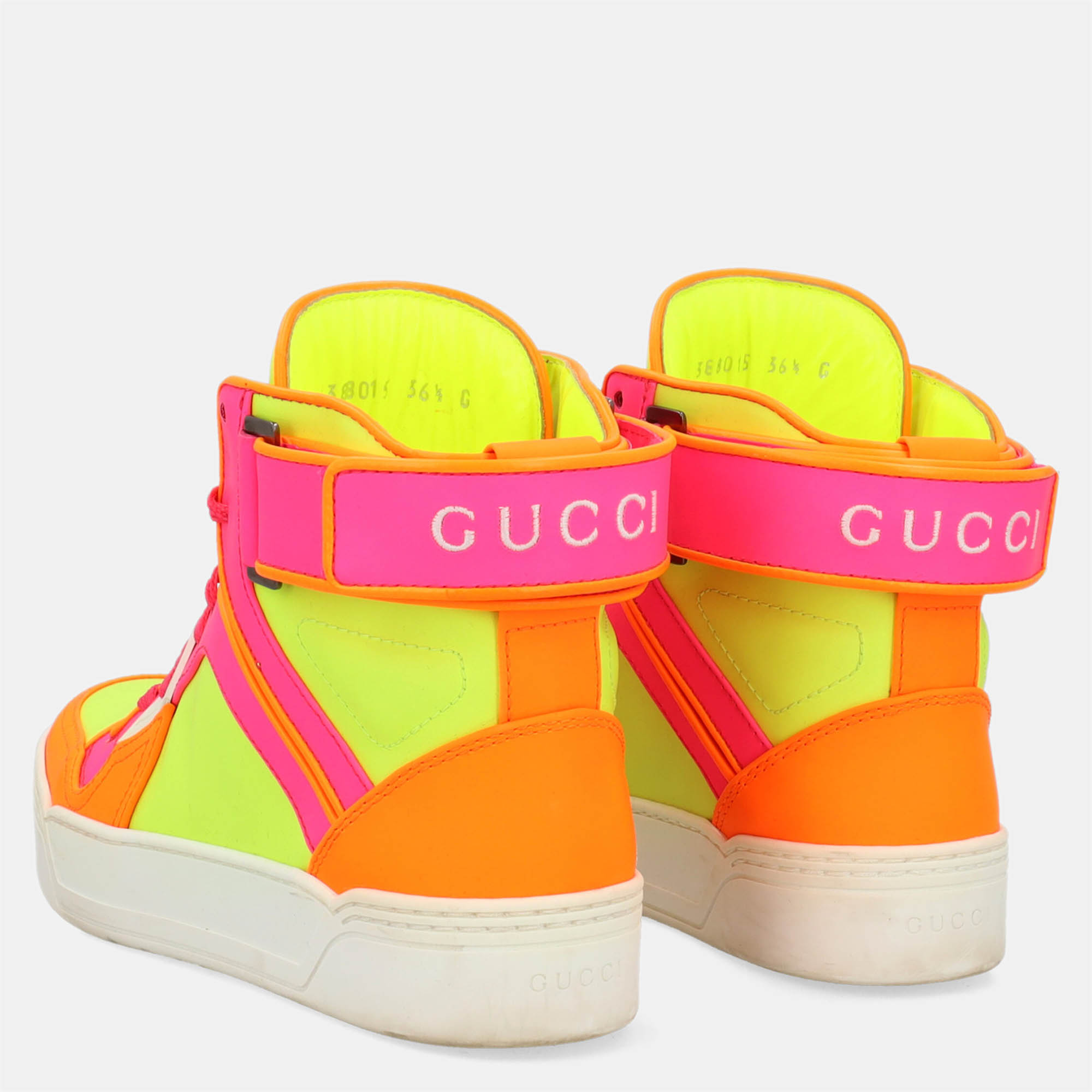 Gucci  Women's Leather Sneakers - Neon - EU 36.5