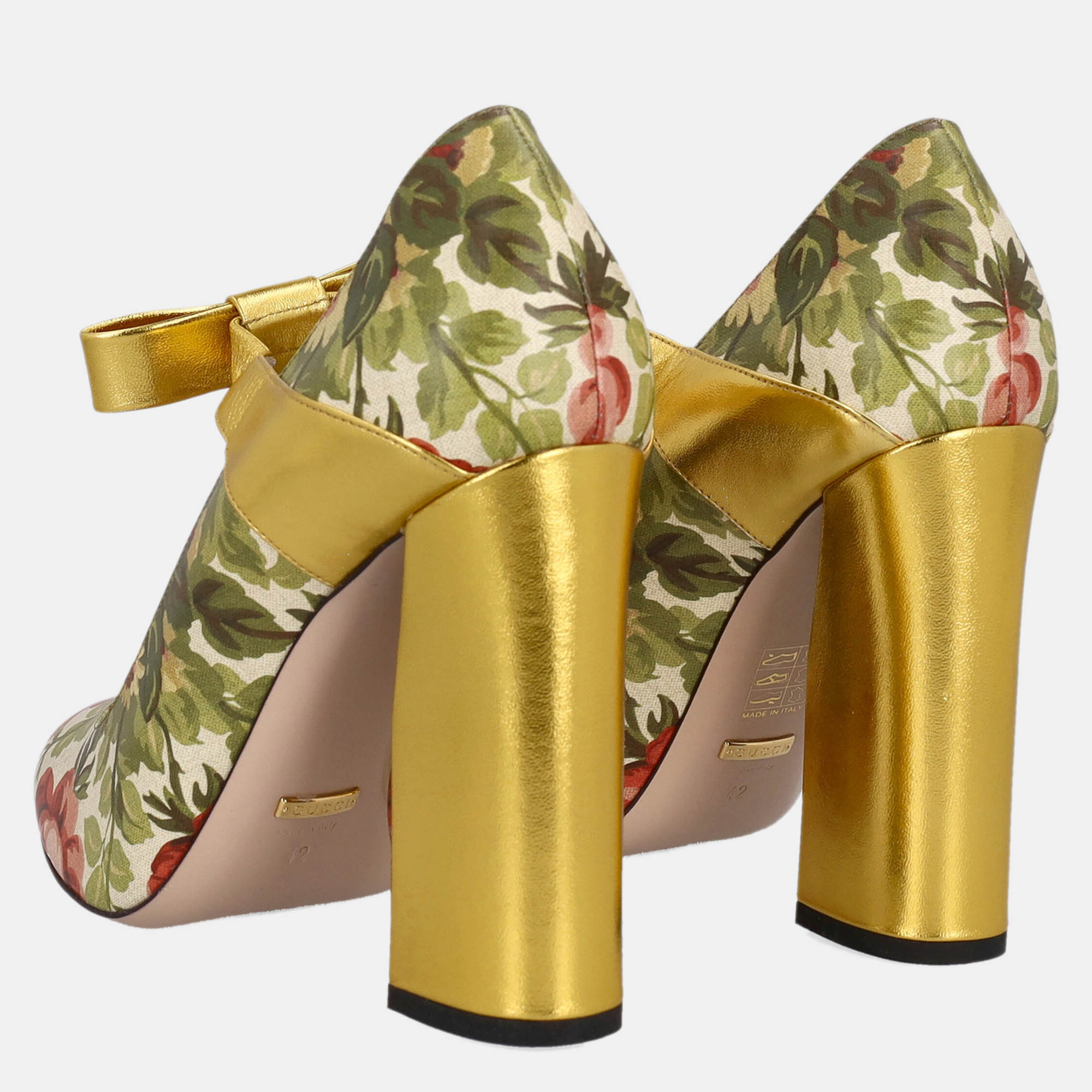 Gucci  Women's Leather Heels - Gold - EU 42