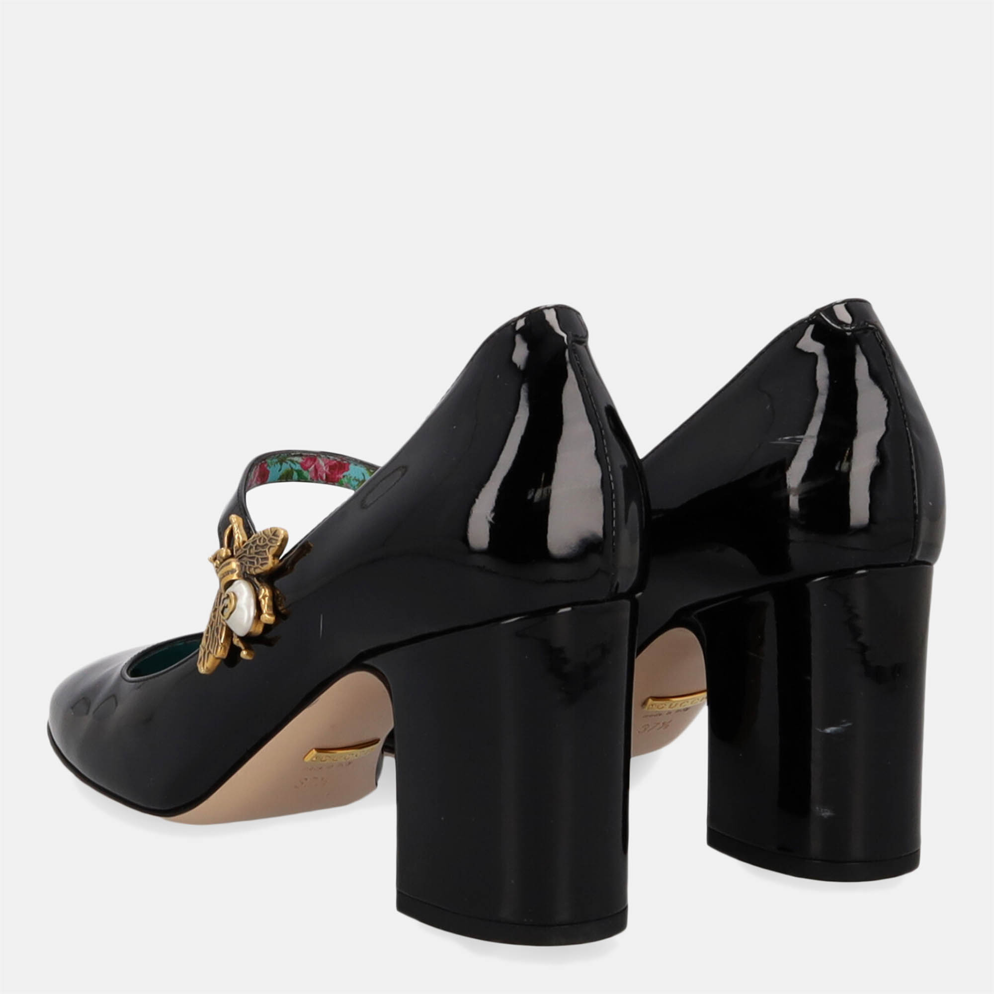 Gucci  Women's Leather Heels - Black - EU 37.5