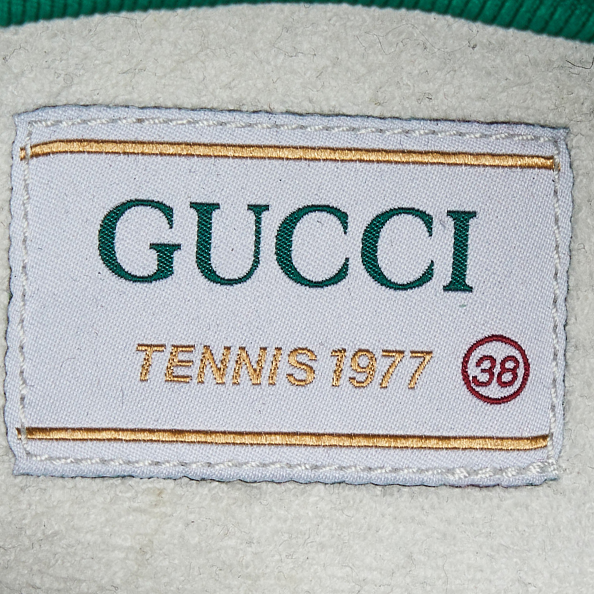 Gucci Multicolor GG Canvas Tennis 1977 Sneakers Size 38