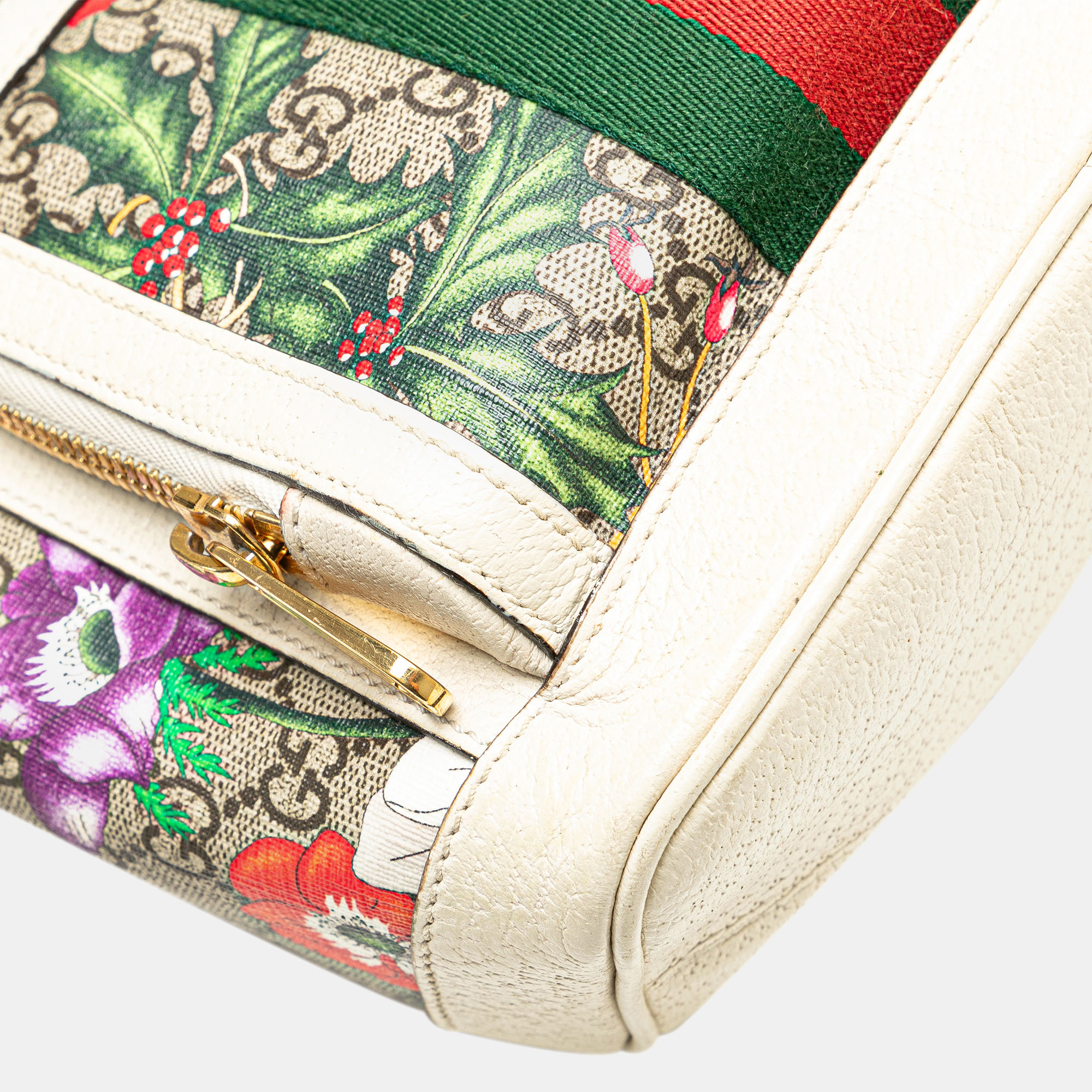 Gucci Multicolour GG Supreme Flora Ophidia Small Backpack