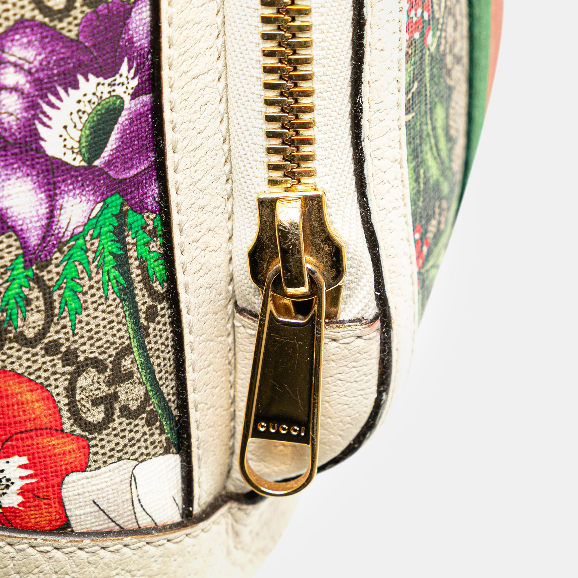 Gucci Multicolour GG Supreme Flora Ophidia Small Backpack