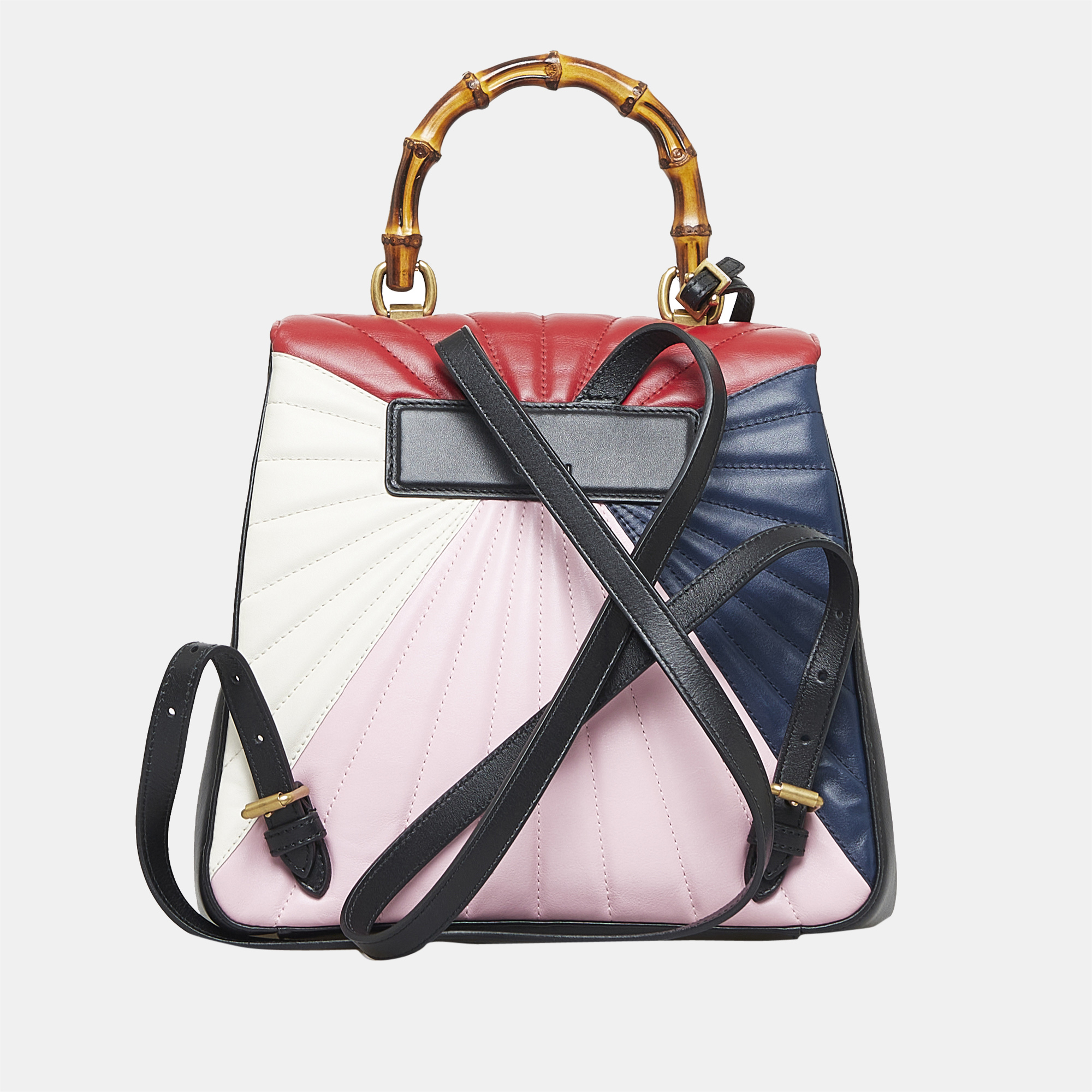 Gucci Multicolor Bamboo Queen Margaret Backpack