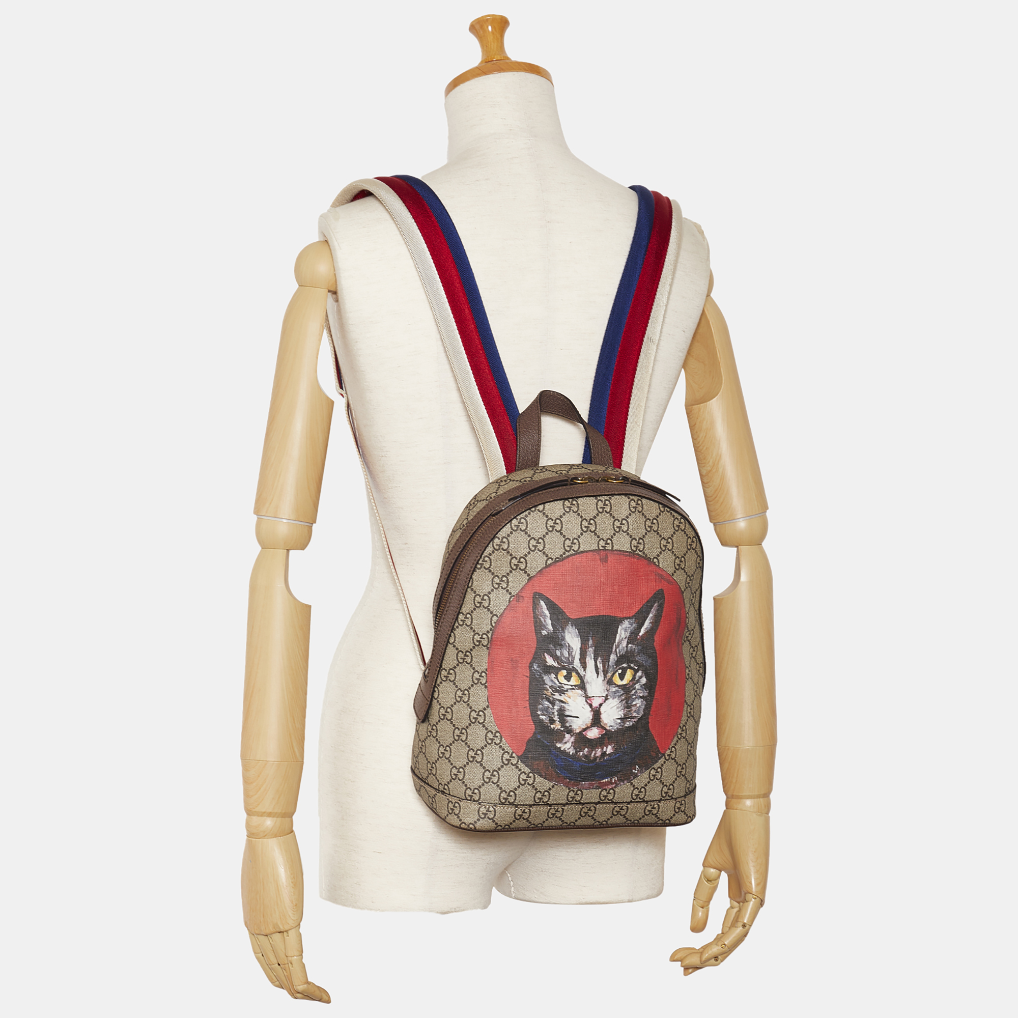 Gucci GG Supreme Mystic Cat Backpack