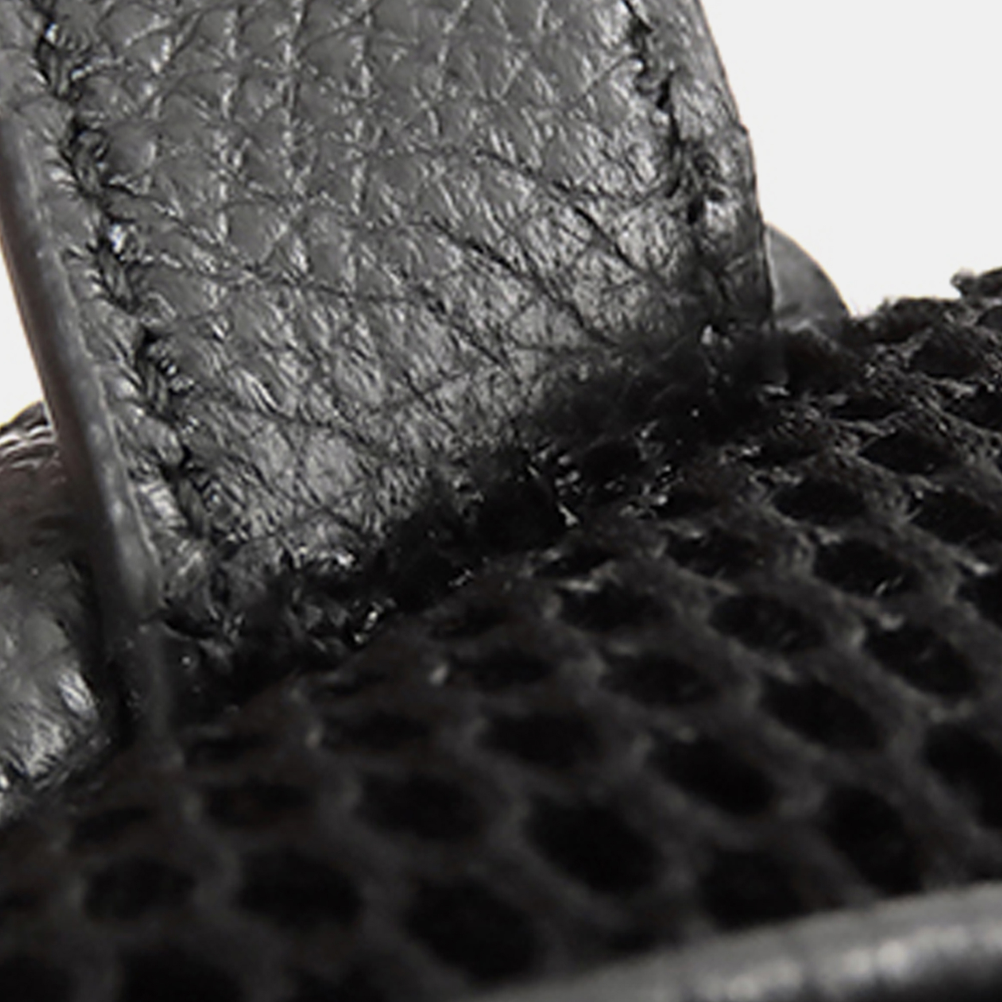 Gucci Black Leather Logo Backpack