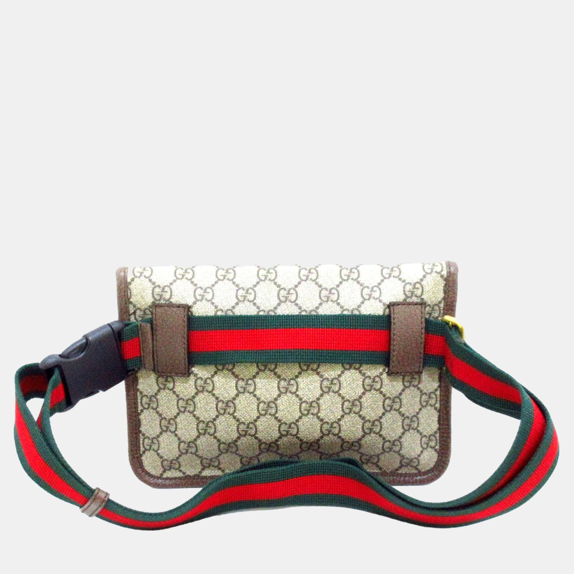 Gucci Beige/Brown GG Supreme Neo Vintage Belt Bag