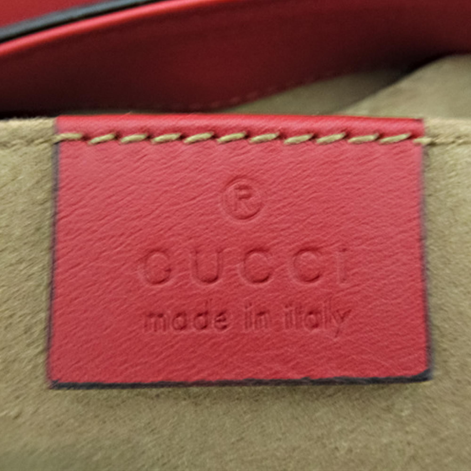 Gucci Multicolour GG Supreme Padlock Backpack