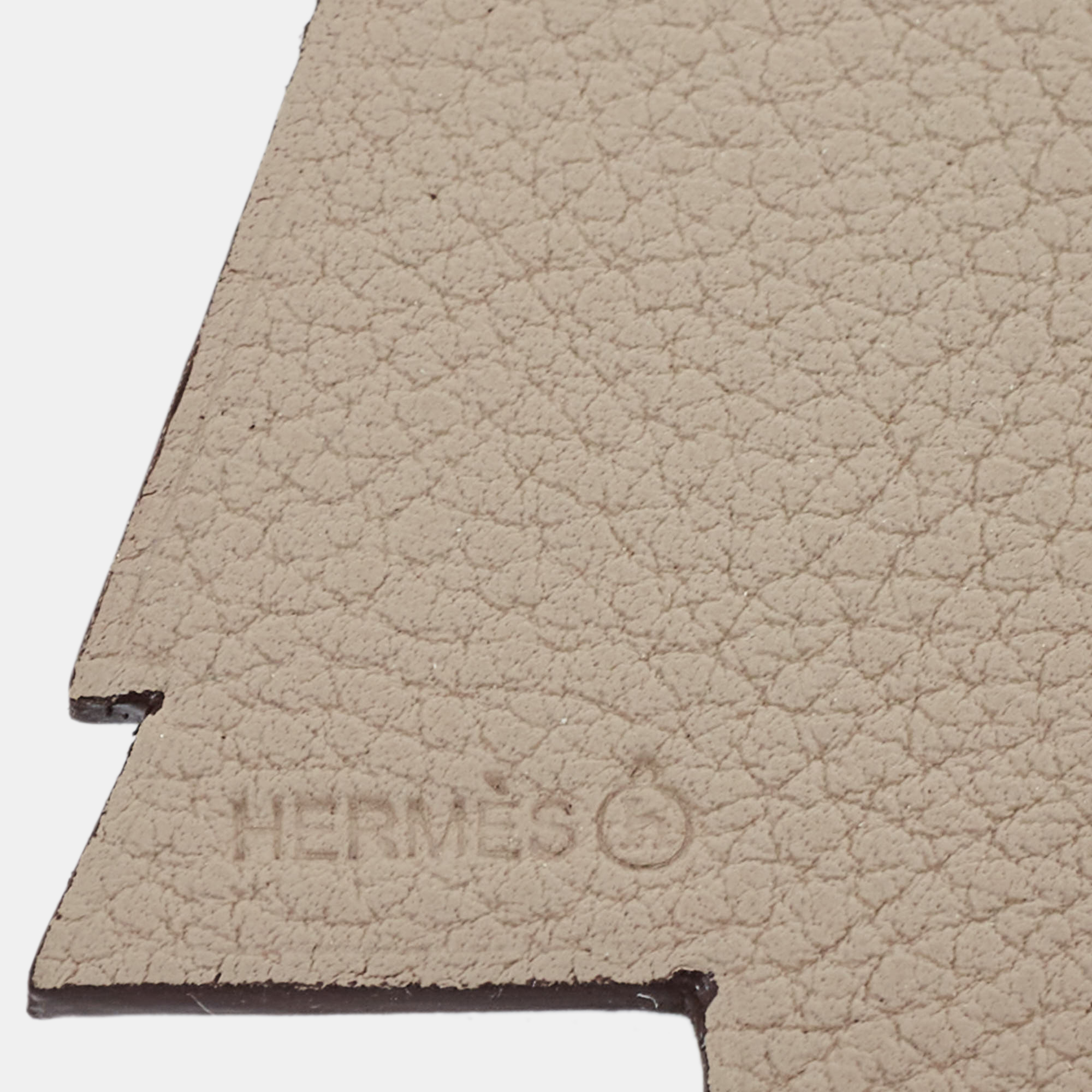 Hermès Gris Asphalt/Malachite Epsom Leather Bag Charm