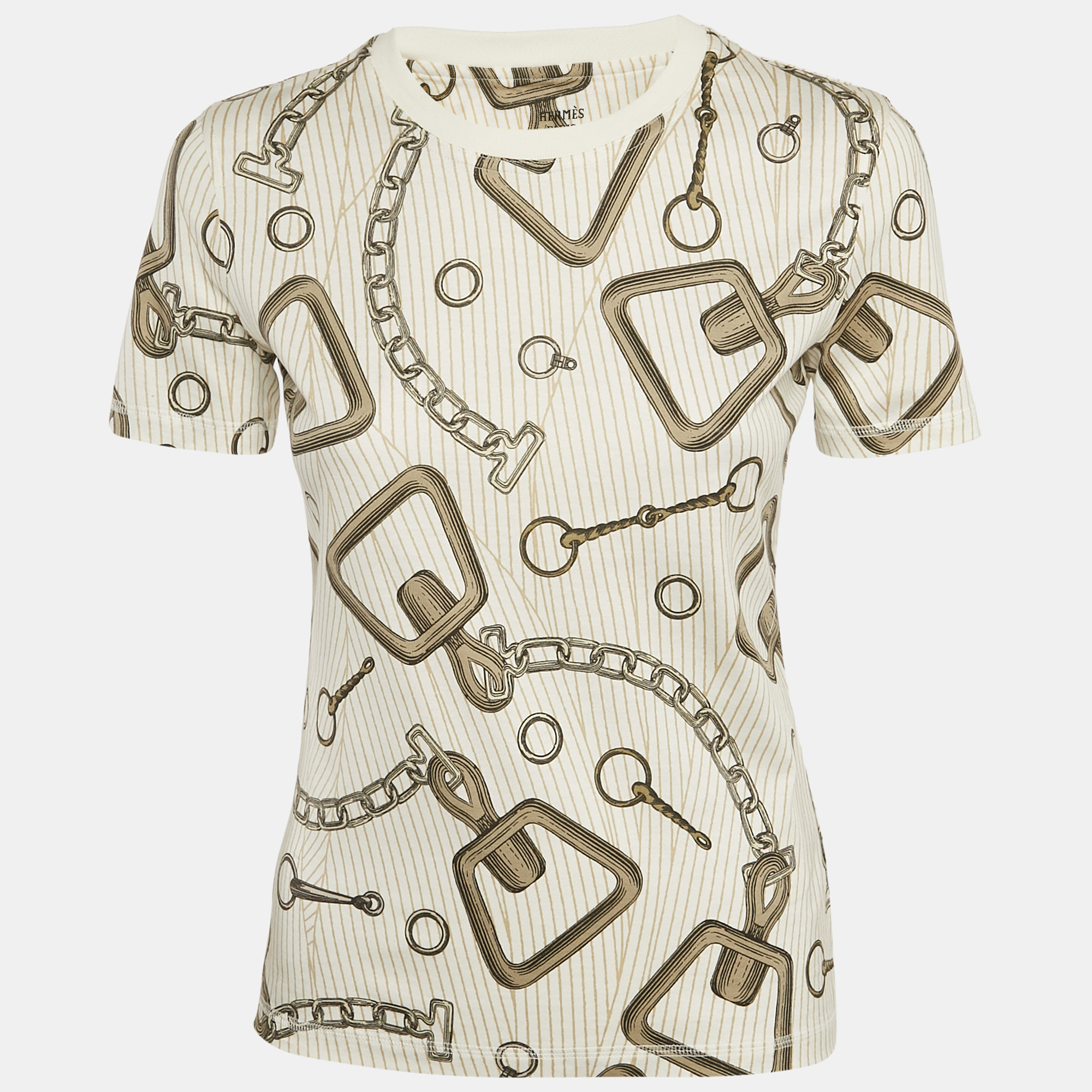 Hermes White Printed Jersey Effet Kaleidoscope Boxy Fit T-Shirt S
Hermes White Printed Jersey Effet Kaleidoscope Boxy Fit T-Shirt S