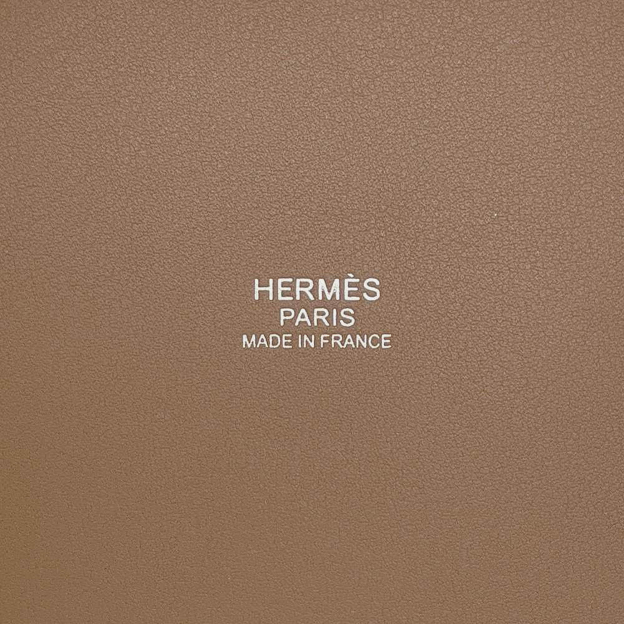 Hermes Cargo Nata / Etoupe Towar Goeran Swift Leather Picotin Padlock Bag PM