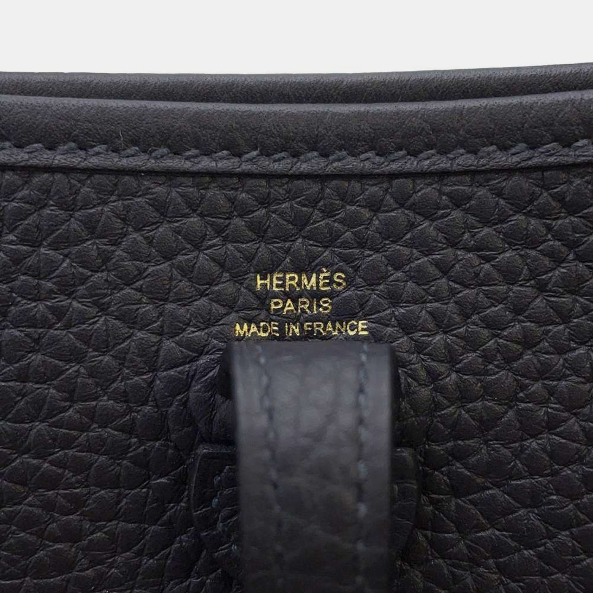 Hermes Caban Taurillon Clemence Size TPM Evelyne Bag