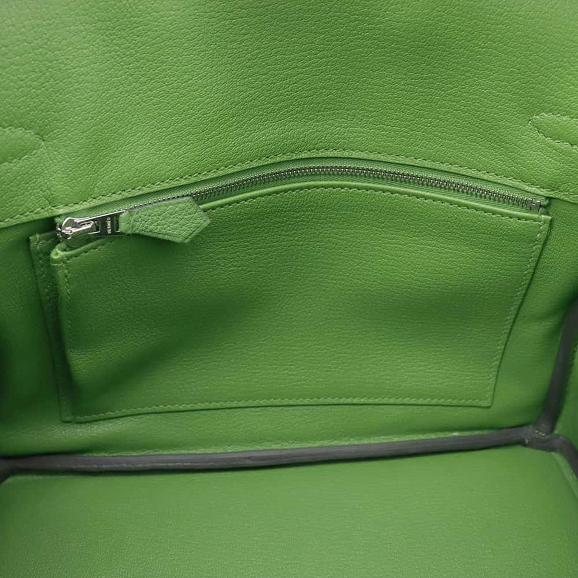 Hermes Vert Yucca Togo Leather Birkin Size 25