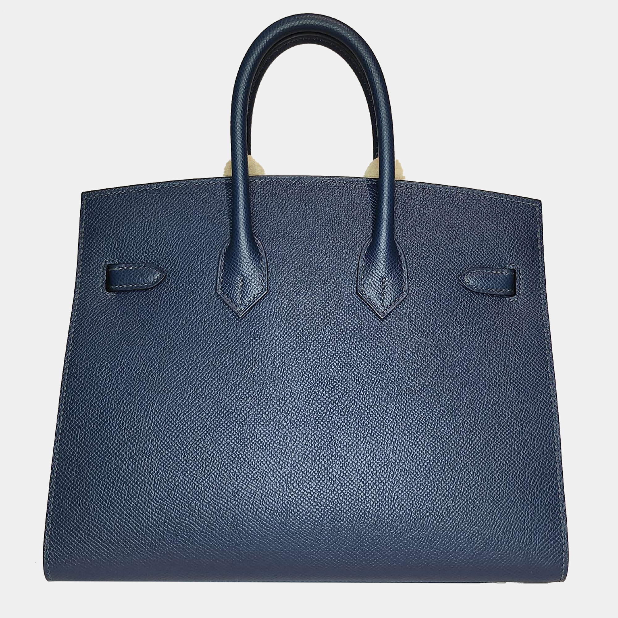 Hermes Bleu De Prusse Epsom Sellier Birkin 25 Bag