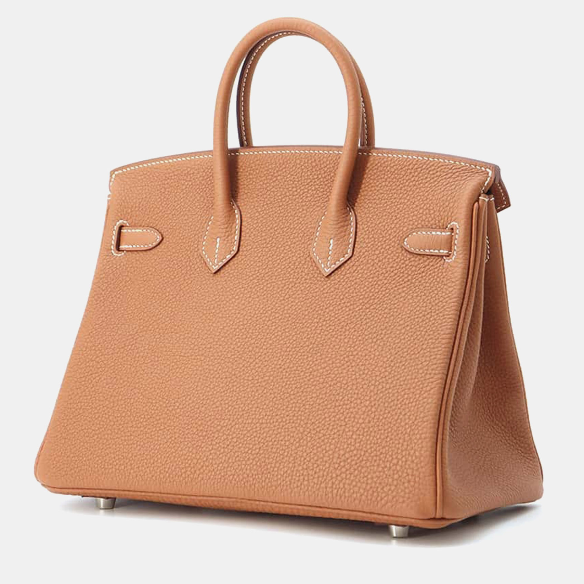 Hermes Gold Togo Leather Birkin Bag Size 25