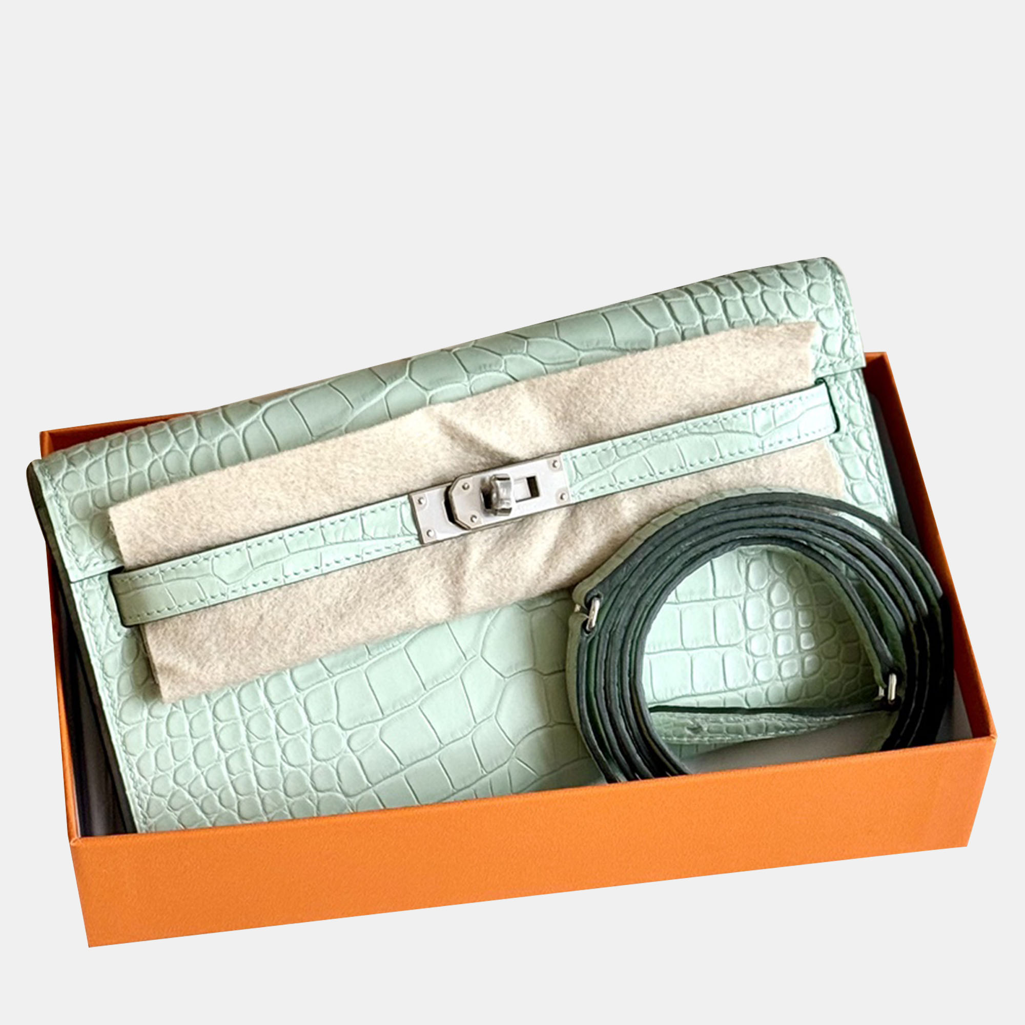 Hermes Alligator Kelly To Go Wallet