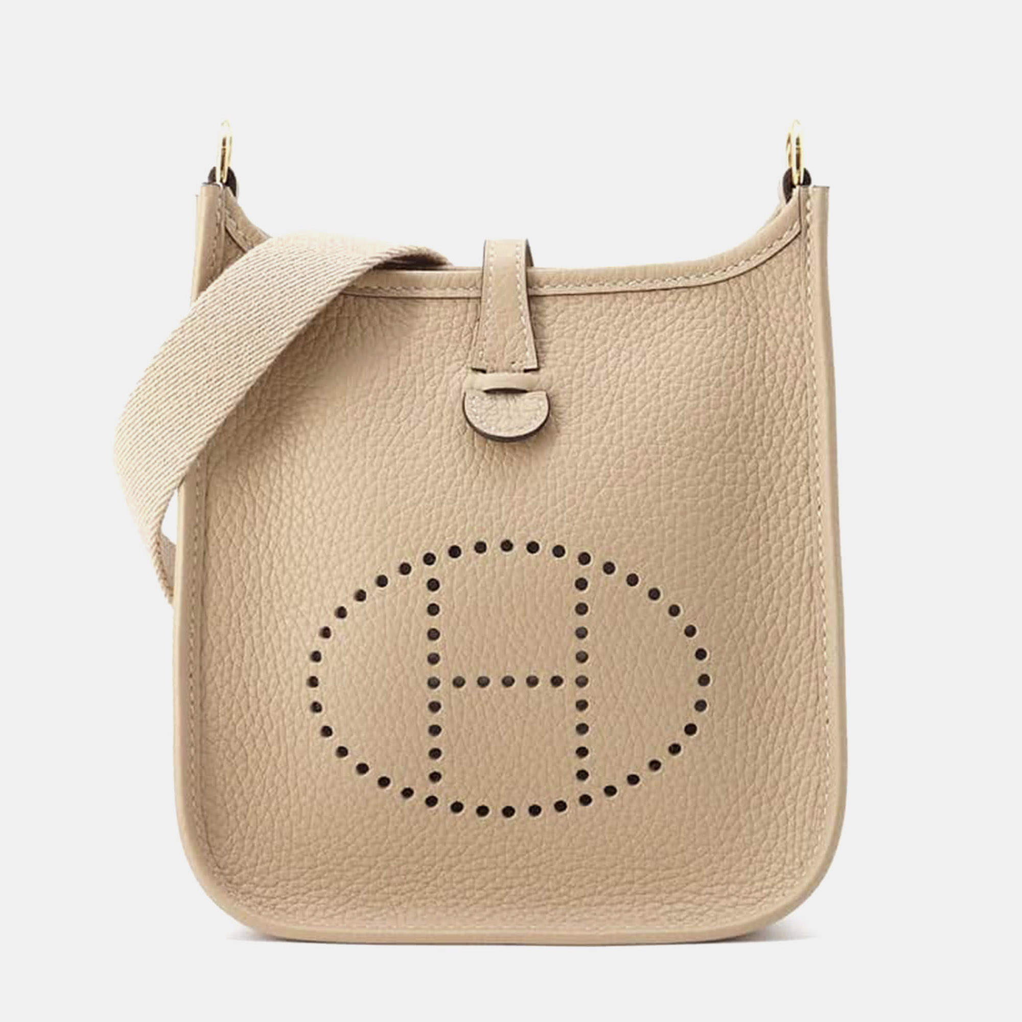 Hermes Trench Taurillon Clemence Leather Evelyne TPM Shoulder Bag, Brown
Hermes Trench Taurillon Clemence Leather Evelyne TPM Shoulder Bag, Brown