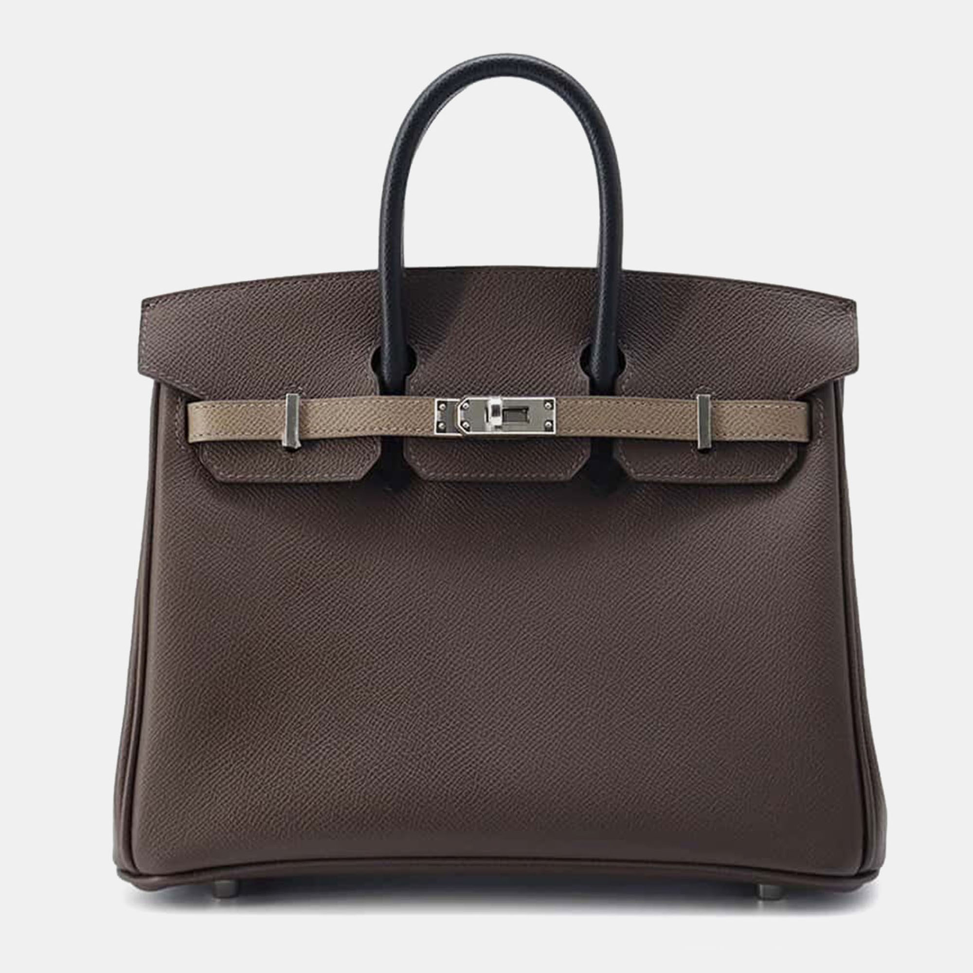 Hermes Tricolor Ecorce/Etoupe/Black Epsom Birkin Size, Multicolor
Hermes Tricolor Ecorce/Etoupe/Black Epsom Birkin Size, Multicolor