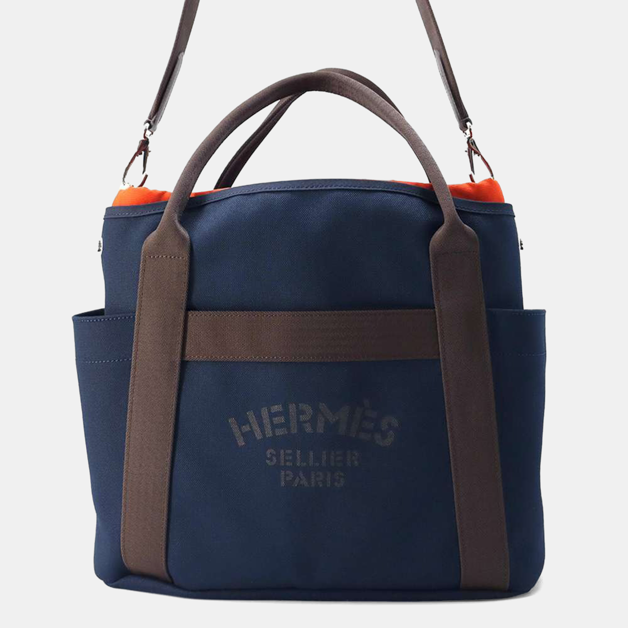 Hermes Navy/Feu Toile Chevrons Canvas Sucked Pansage Groom, Blue
Hermes Navy/Feu Toile Chevrons Canvas Sucked Pansage Groom, Blue
