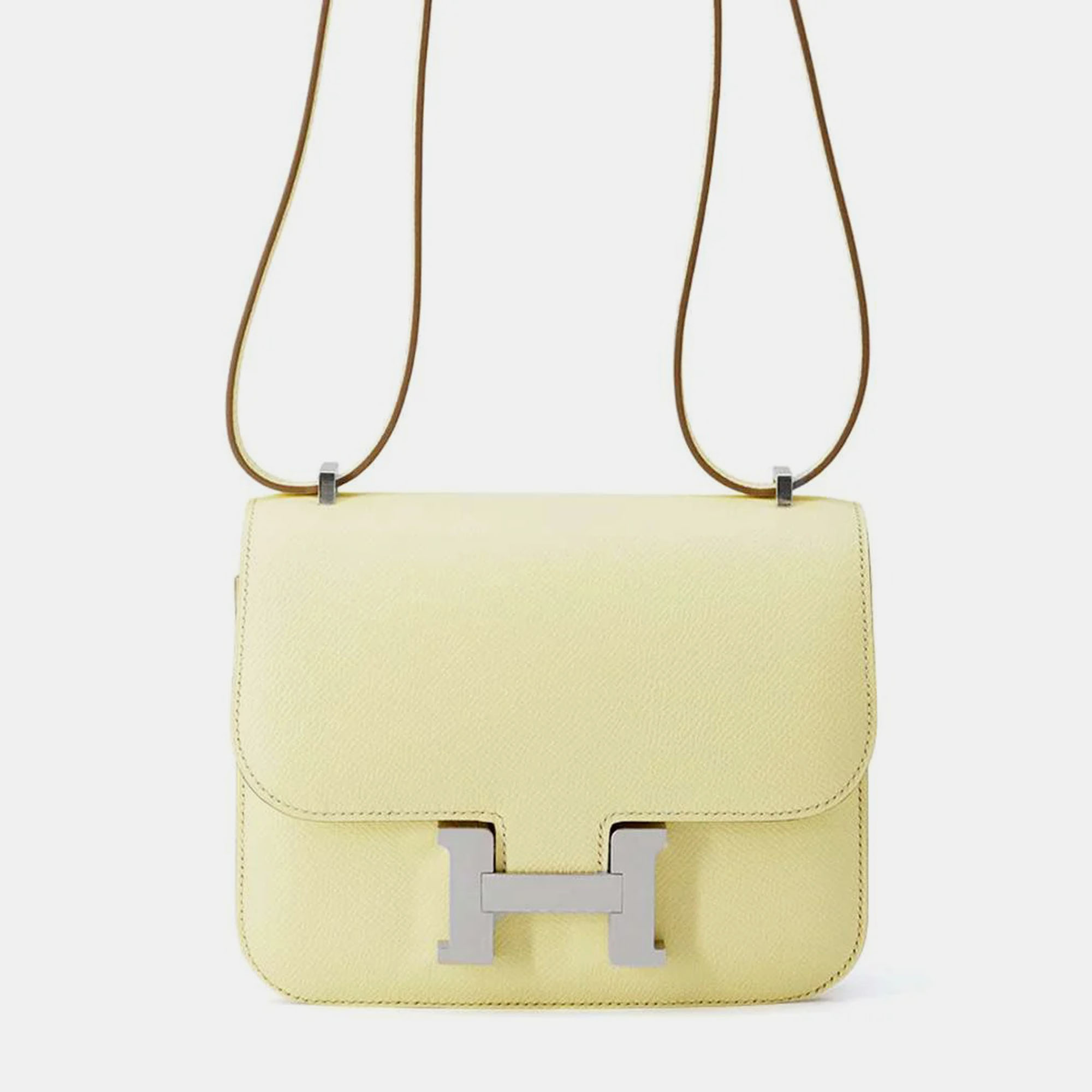 Hermes Jaune Milton Epsom Constance 3 Miroir Size Mini, Yellow
Hermes Jaune Milton Epsom Constance 3 Miroir Size Mini, Yellow