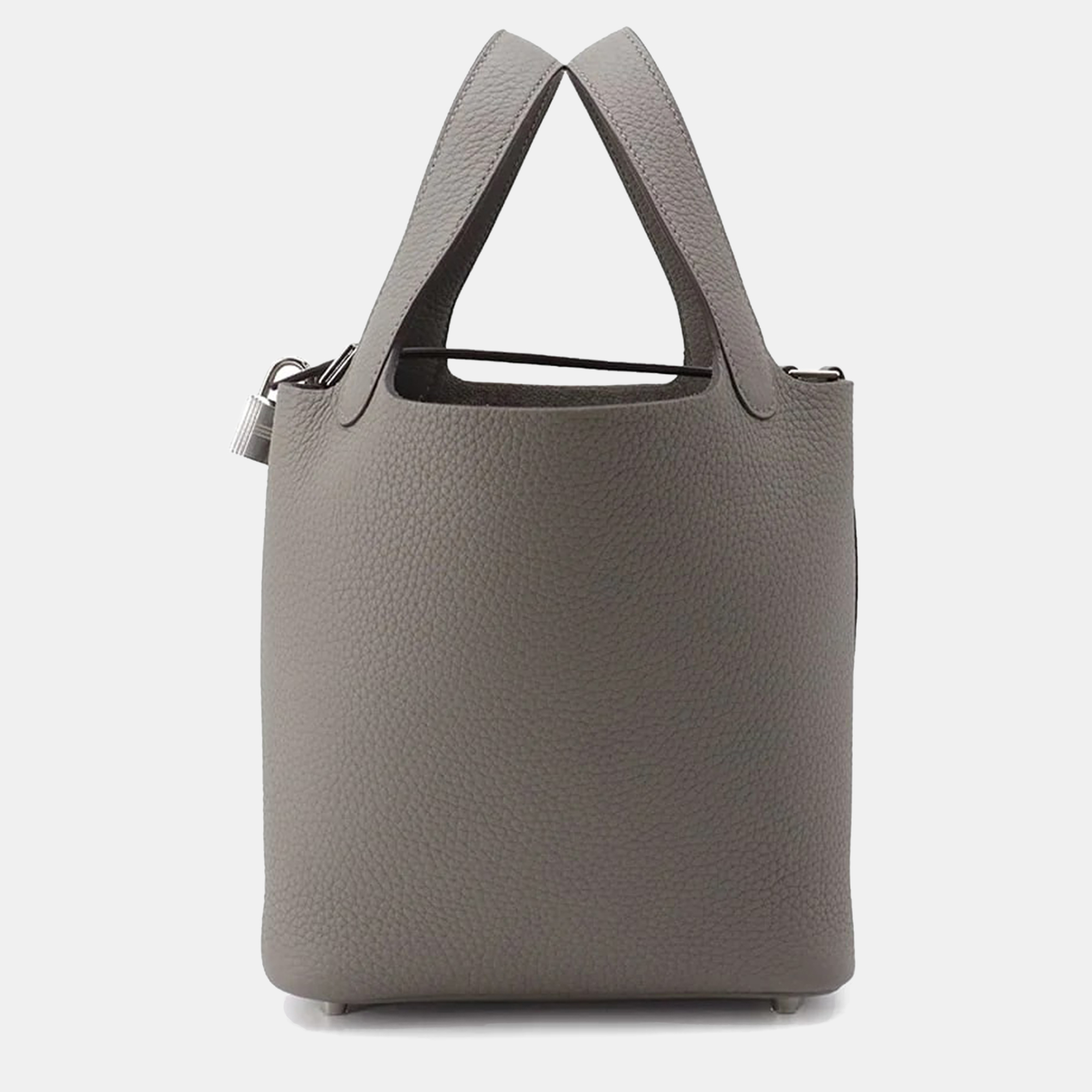 Hermes Picotin Lock PM Gris Meyer Taurillon Clemence Bag, Grey
Hermes Picotin Lock PM Gris Meyer Taurillon Clemence Bag, Grey