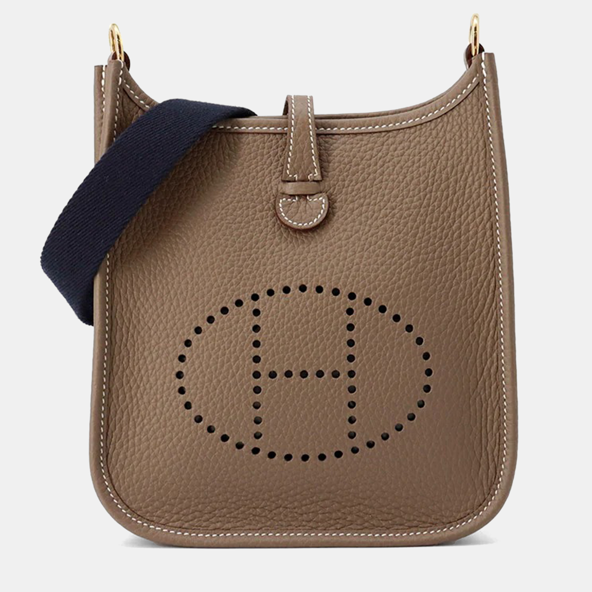 Hermes Evelyne Amazon Long TPM Etoupe/Blue Indigo Taurillon Clemence Crossbody Bag, Brown
Hermes Evelyne Amazon Long TPM Etoupe/Blue Indigo Taurillon Clemence Crossbody Bag, Brown