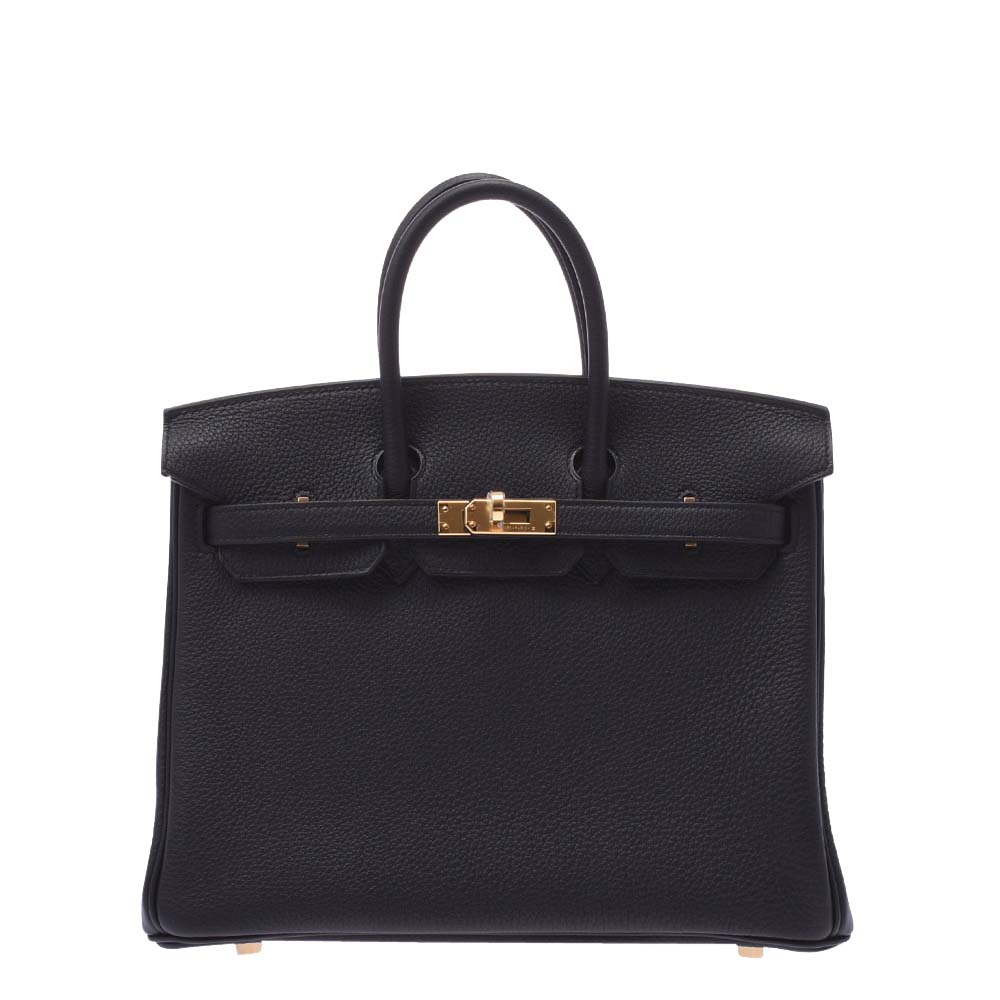 Hermes Black Togo Leather Gold Hardware Birkin (2021) 25 Bag