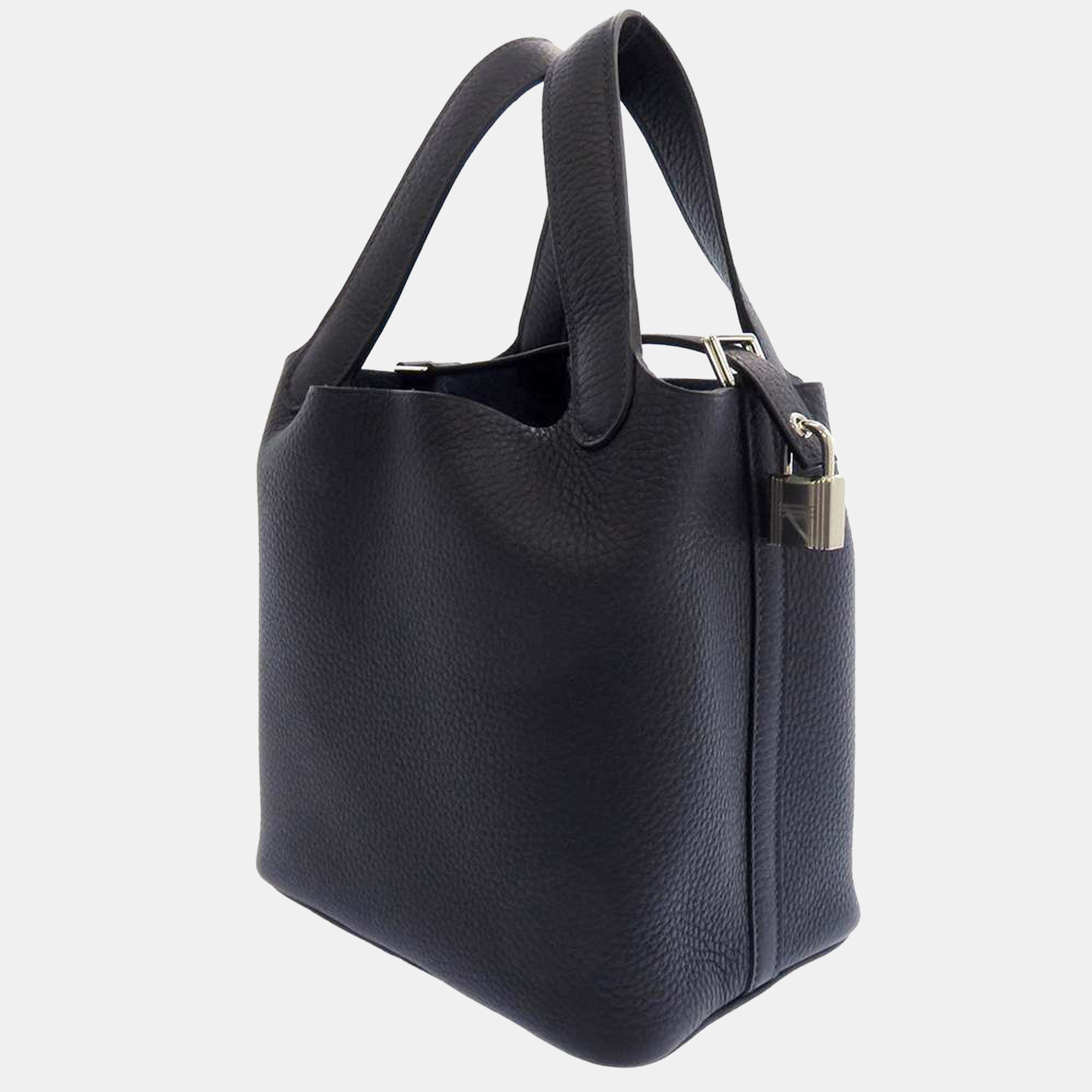 Hermes Blue Taurillon Clemence Leather Picotin Lock PM Tote Bag
Hermes Blue Taurillon Clemence Leather Picotin Lock PM Tote Bag