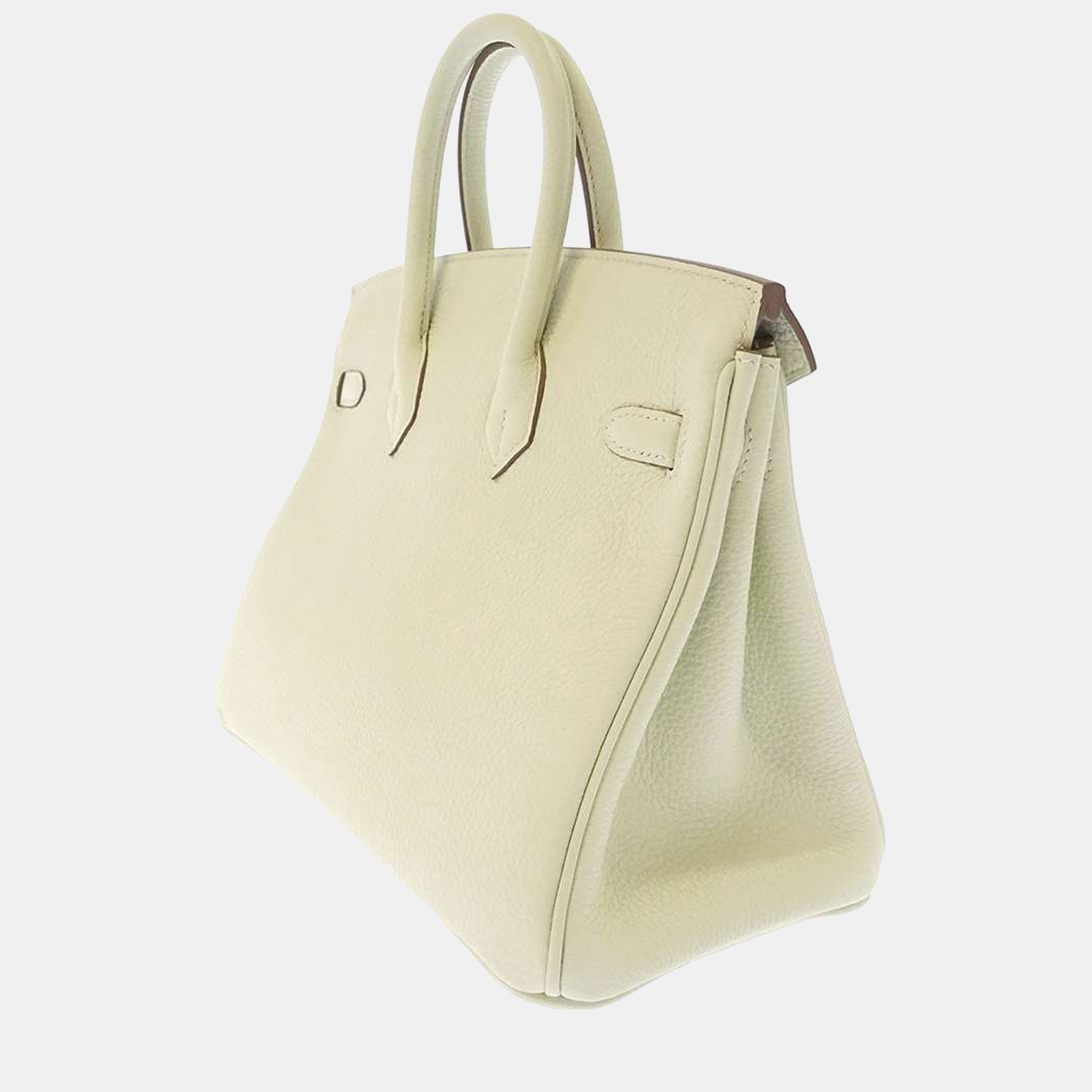 Hermes Mushroom Togo Leather Palladium Plated Hardware Birkin 25 Tote Bag, White
Hermes Mushroom Togo Leather Palladium Plated Hardware Birkin 25 Tote Bag, White