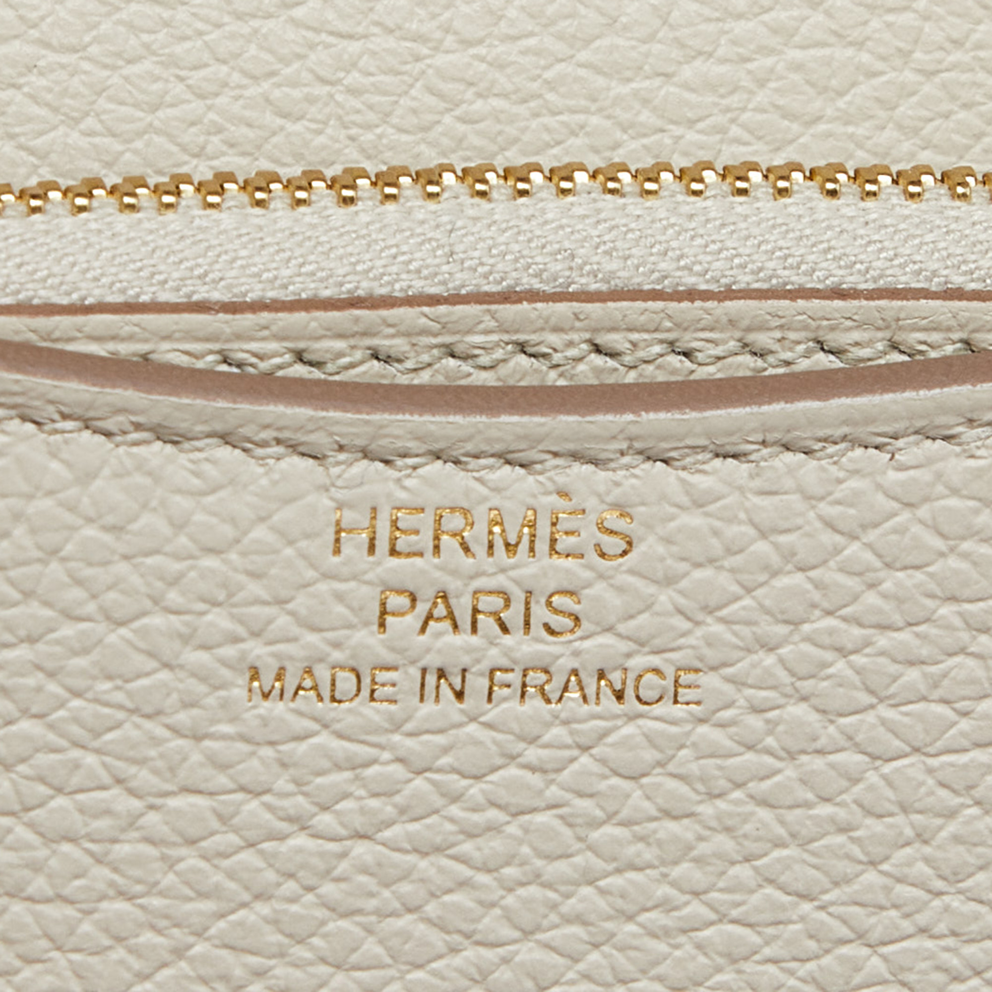 Hermes Mushroom Evercolor Leather Constance Slim Wallet