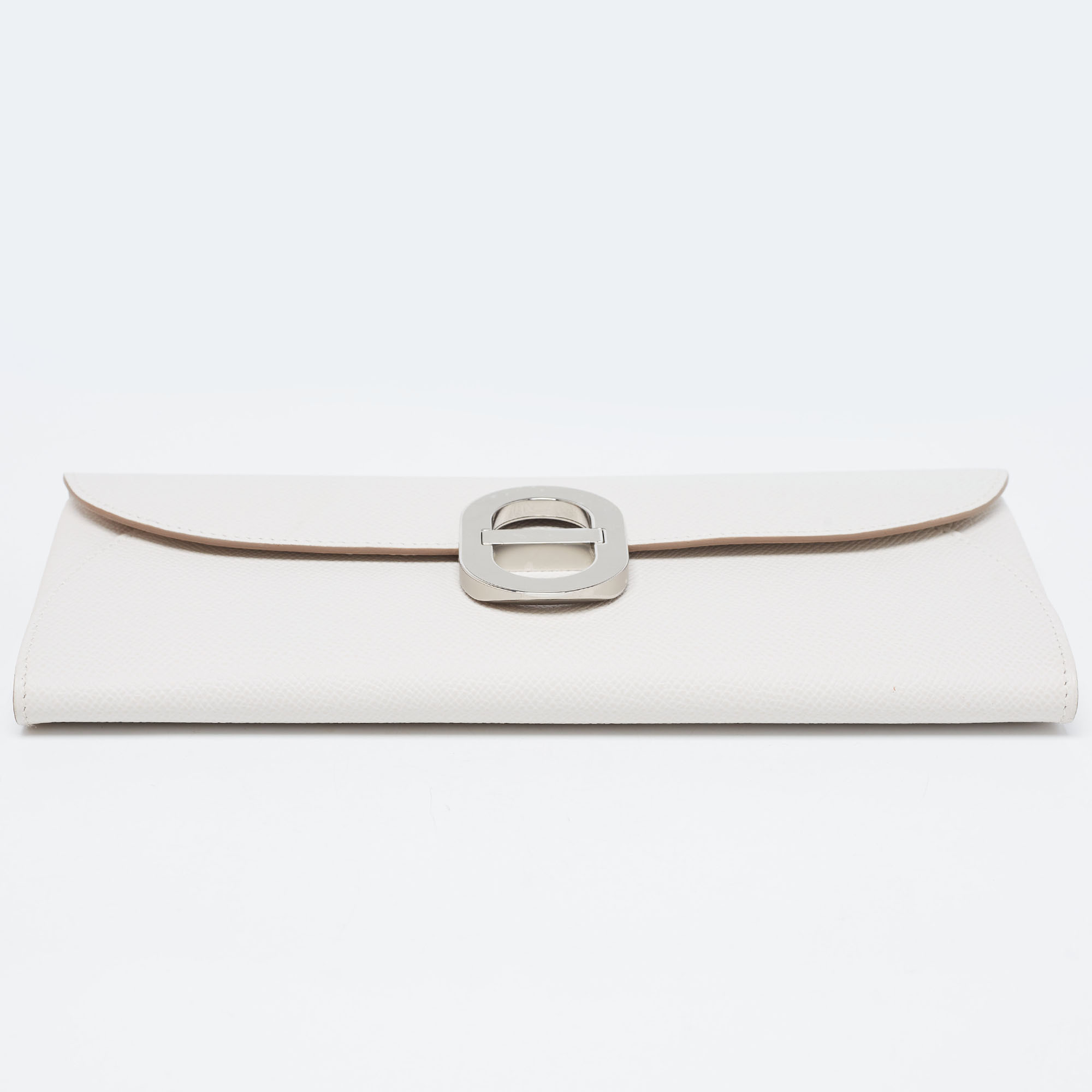 Hermès Gris Pale Epsom Leather Chaine D’Ancre To Go Wallet